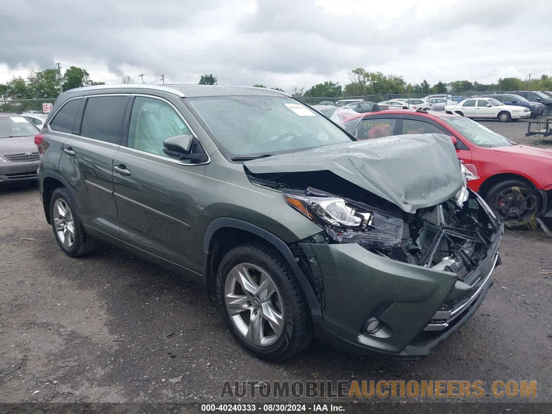 5TDB0RFH0J5860584 TOYOTA HIGHLANDER 2018