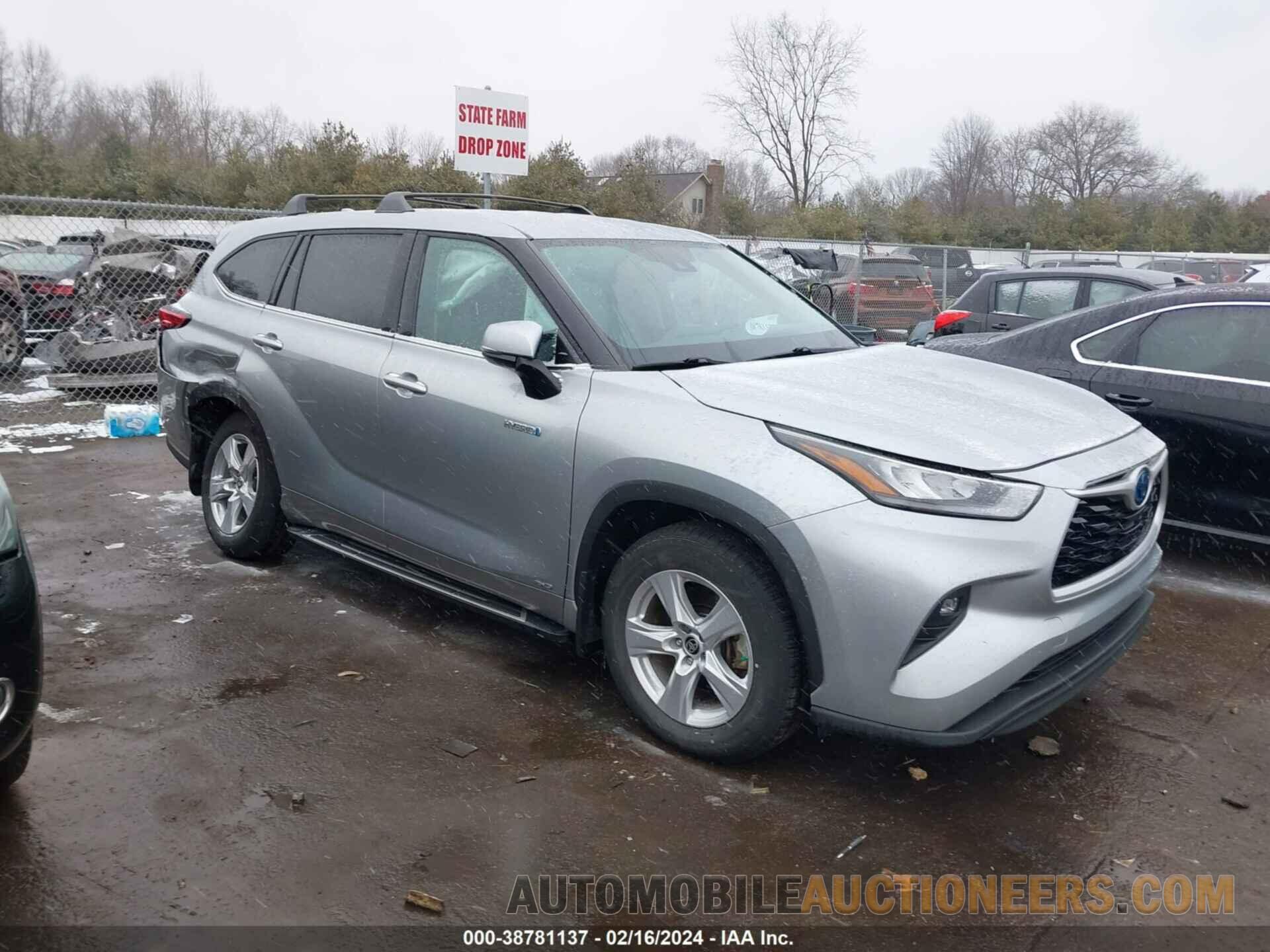 5TDBBRCHXLS502041 TOYOTA HIGHLANDER 2020