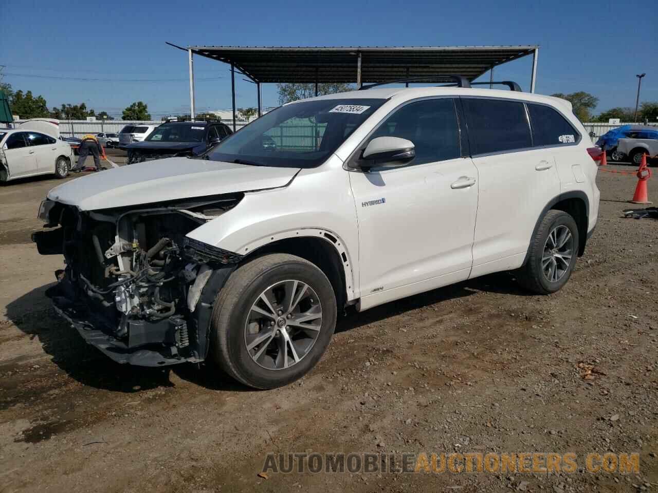 5TDBGRFH1HS033832 TOYOTA HIGHLANDER 2017