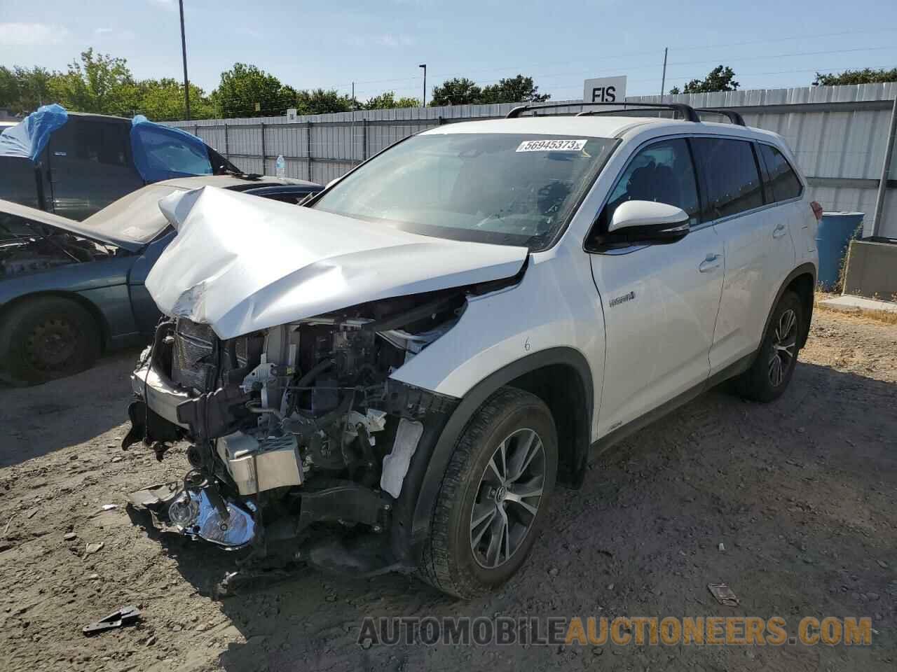 5TDBGRFH1KS053182 TOYOTA HIGHLANDER 2019