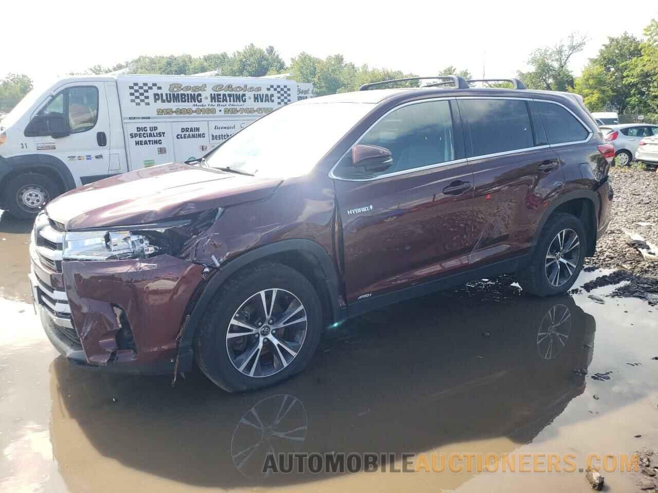 5TDBGRFH1KS061301 TOYOTA HIGHLANDER 2019