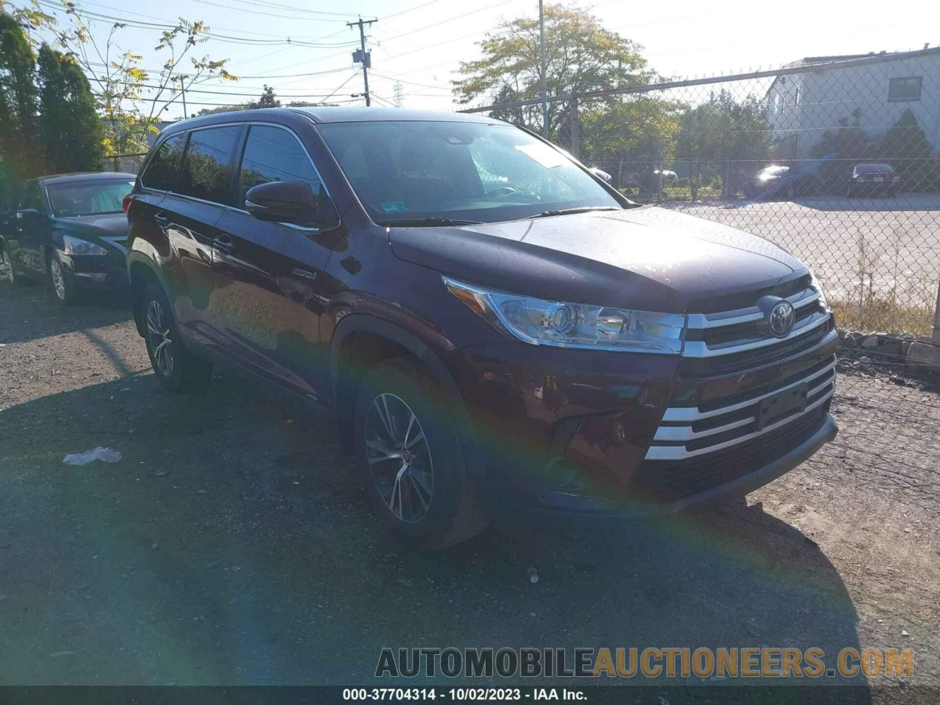 5TDBGRFH3KS071604 TOYOTA HIGHLANDER 2019