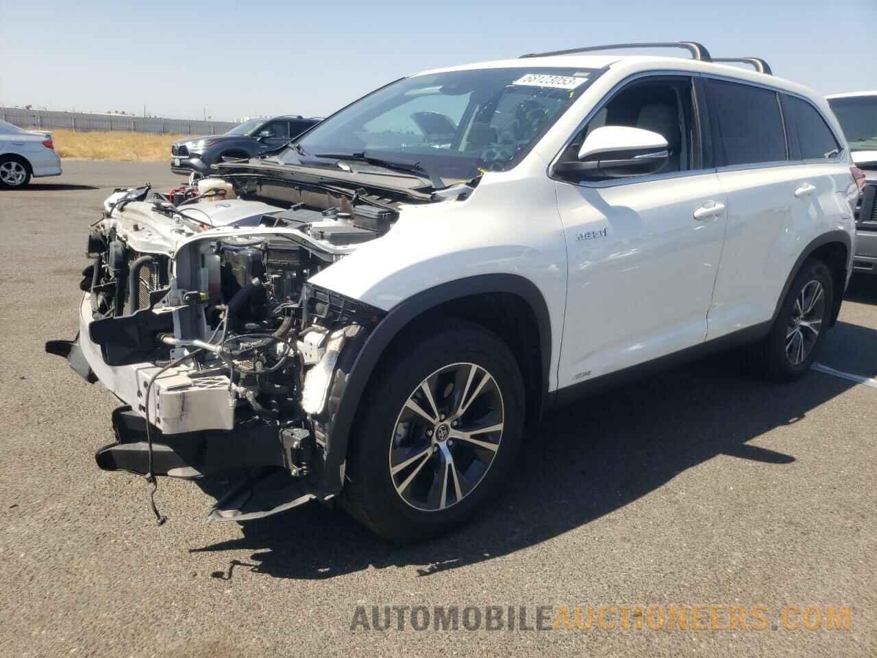 5TDBGRFH7KS058287 TOYOTA HIGHLANDER 2019