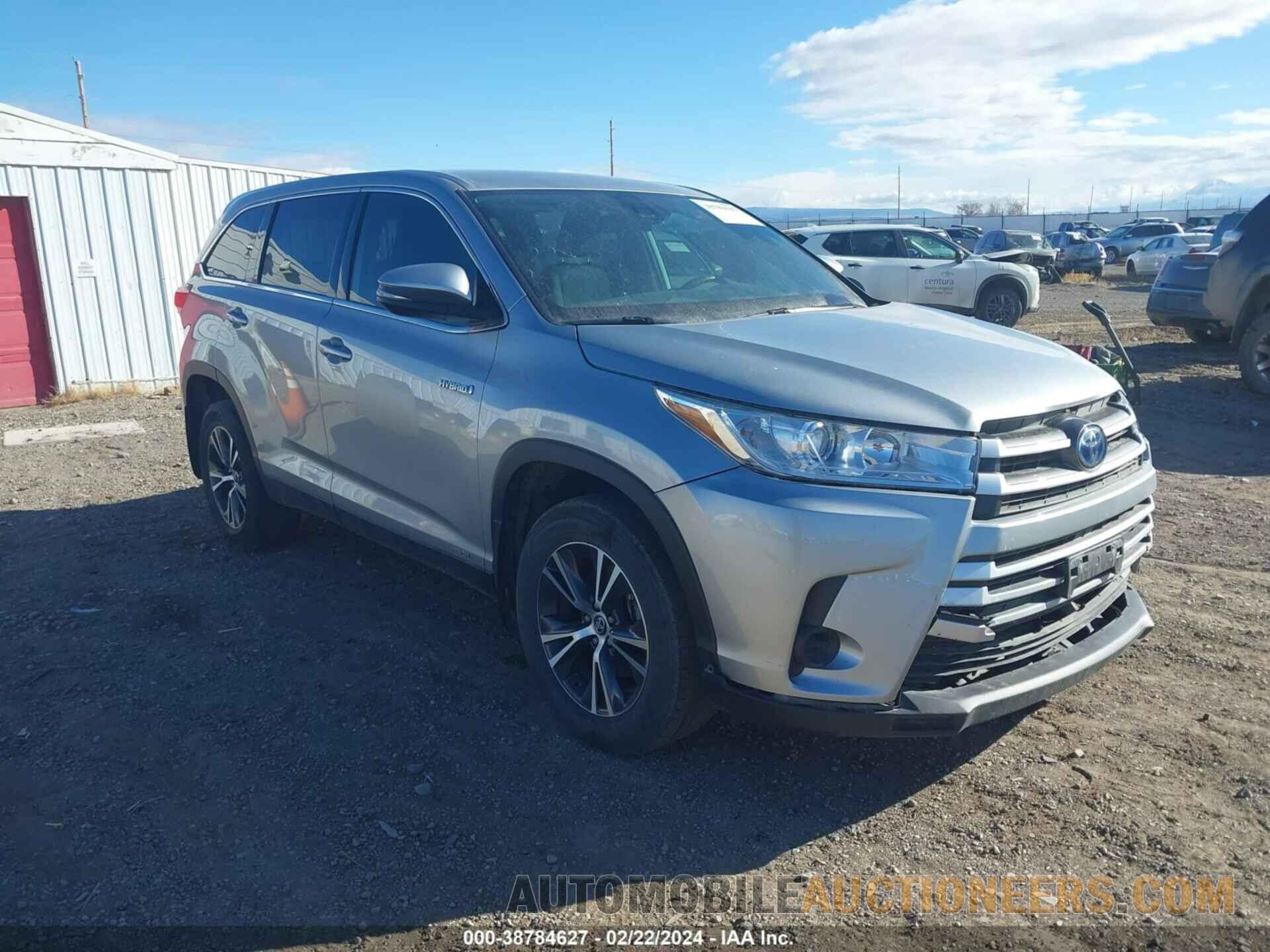 5TDBGRFH8KS069718 TOYOTA HIGHLANDER HYBRID 2019