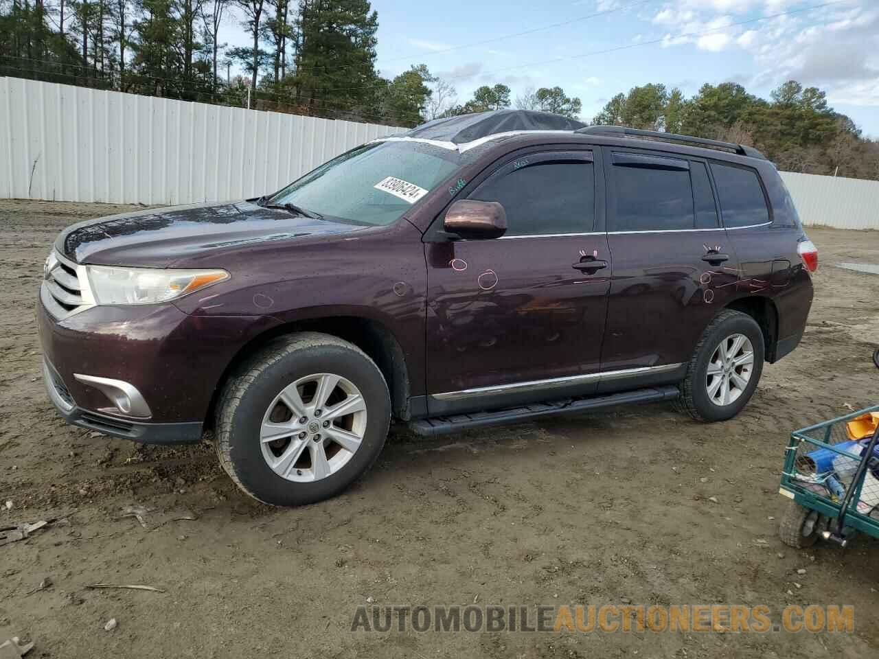 5TDBK3EH0CS102130 TOYOTA HIGHLANDER 2012