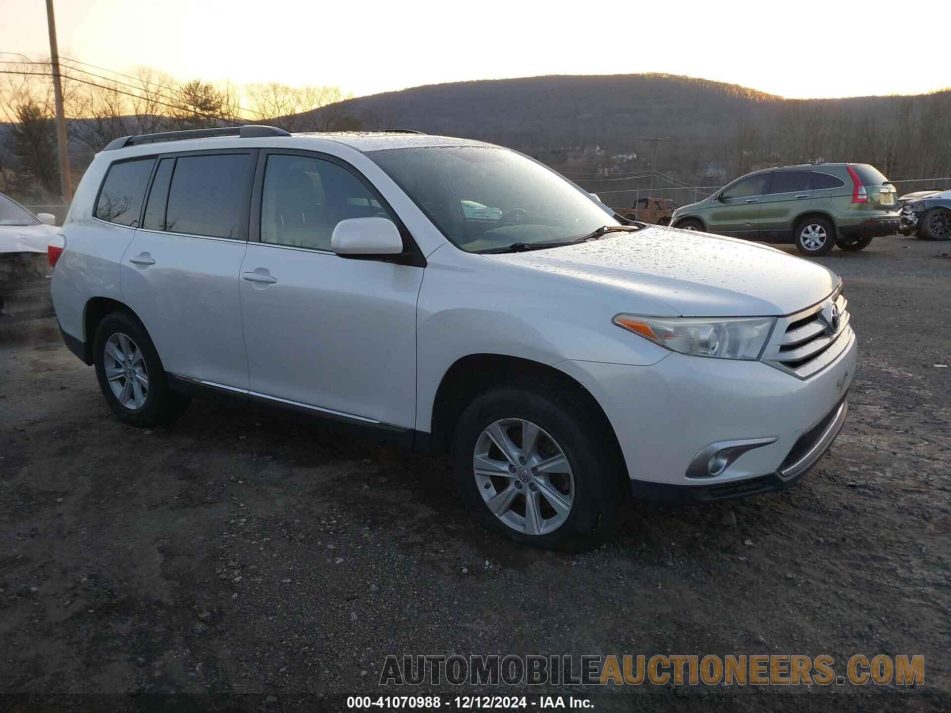 5TDBK3EH0CS105819 TOYOTA HIGHLANDER 2012