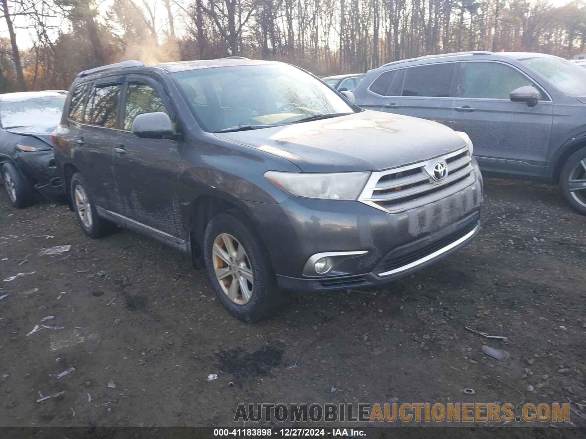 5TDBK3EH0CS134639 TOYOTA HIGHLANDER 2012