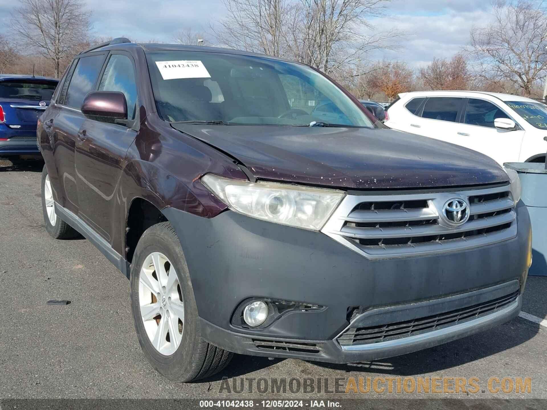 5TDBK3EH1CS108826 TOYOTA HIGHLANDER 2012