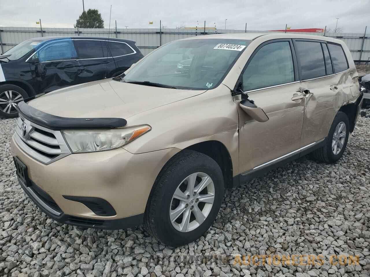 5TDBK3EH1CS137839 TOYOTA HIGHLANDER 2012