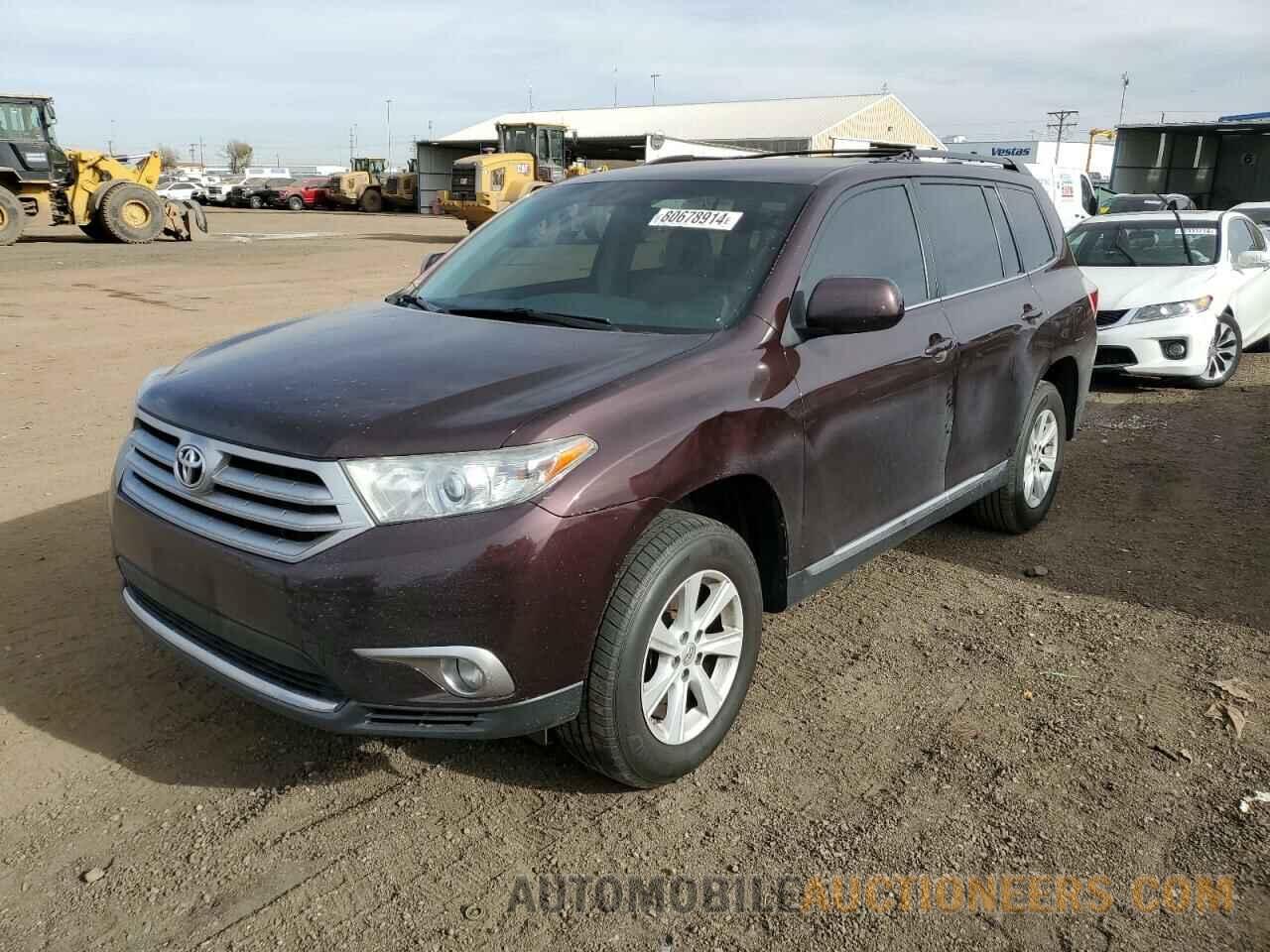 5TDBK3EH1CS168508 TOYOTA HIGHLANDER 2012