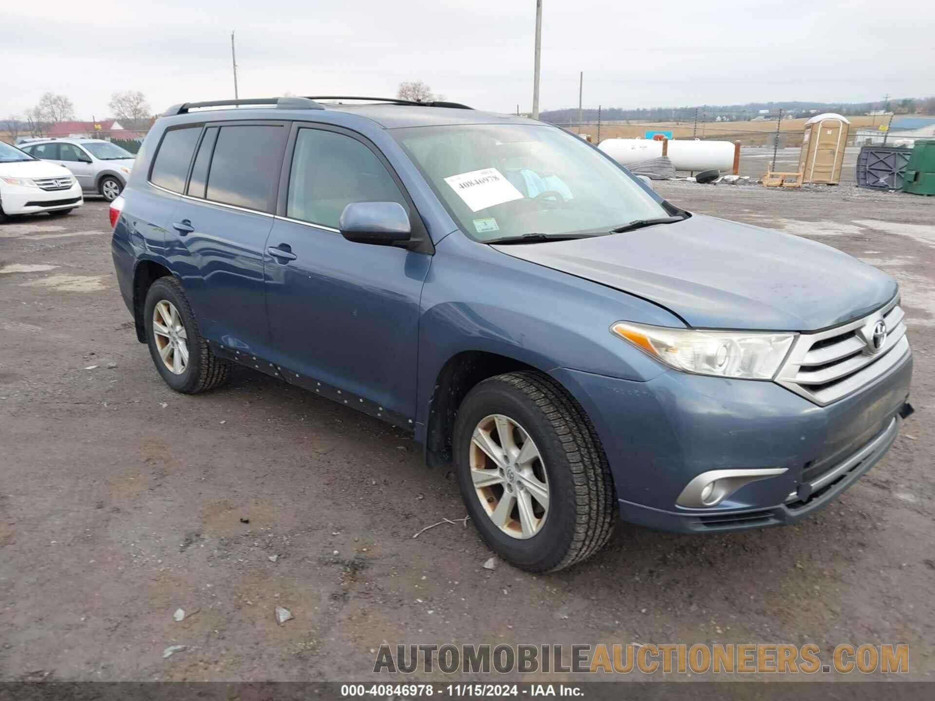 5TDBK3EH1DS238798 TOYOTA HIGHLANDER 2013