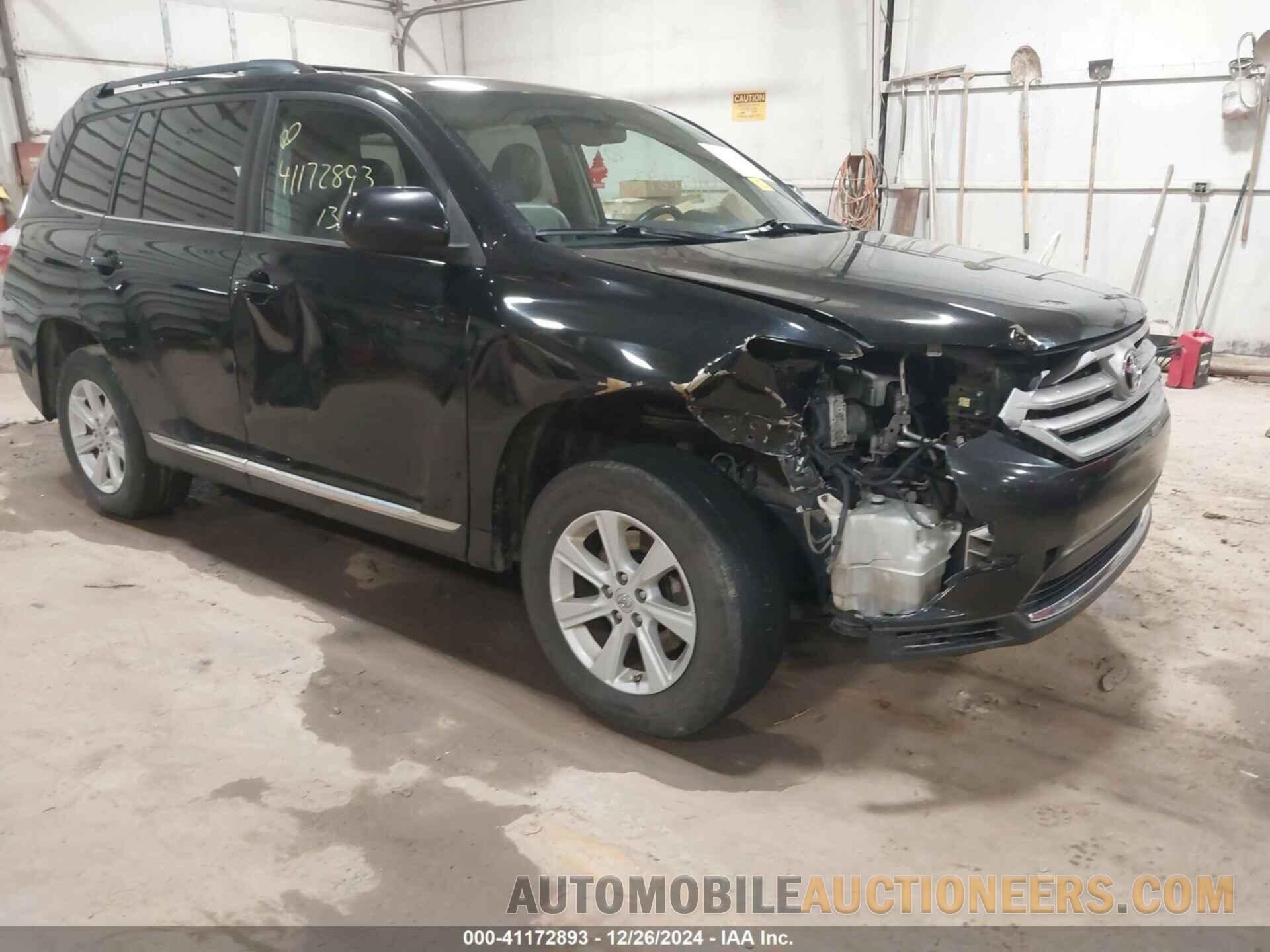 5TDBK3EH1DS247999 TOYOTA HIGHLANDER 2013