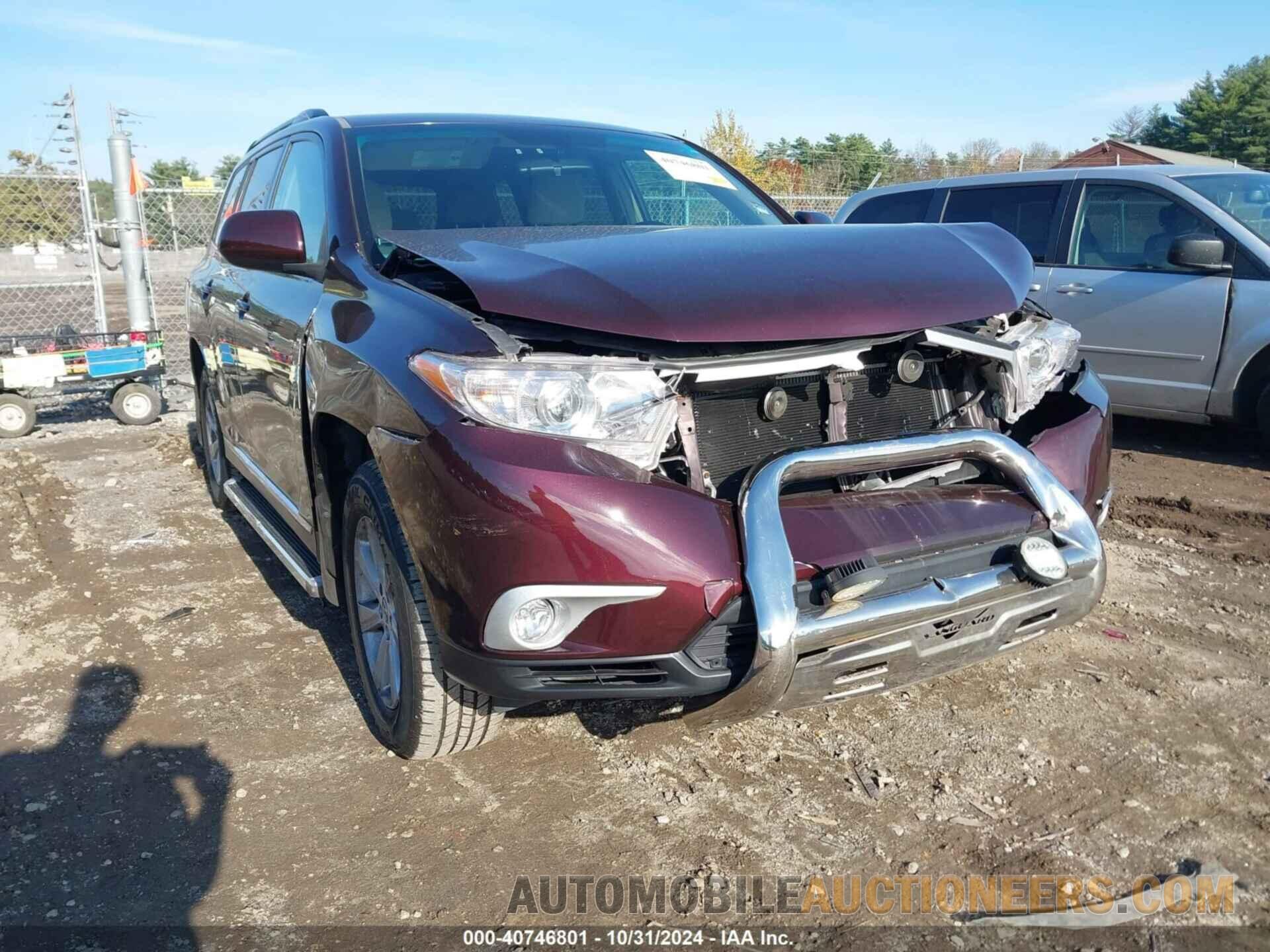 5TDBK3EH2CS094905 TOYOTA HIGHLANDER 2012