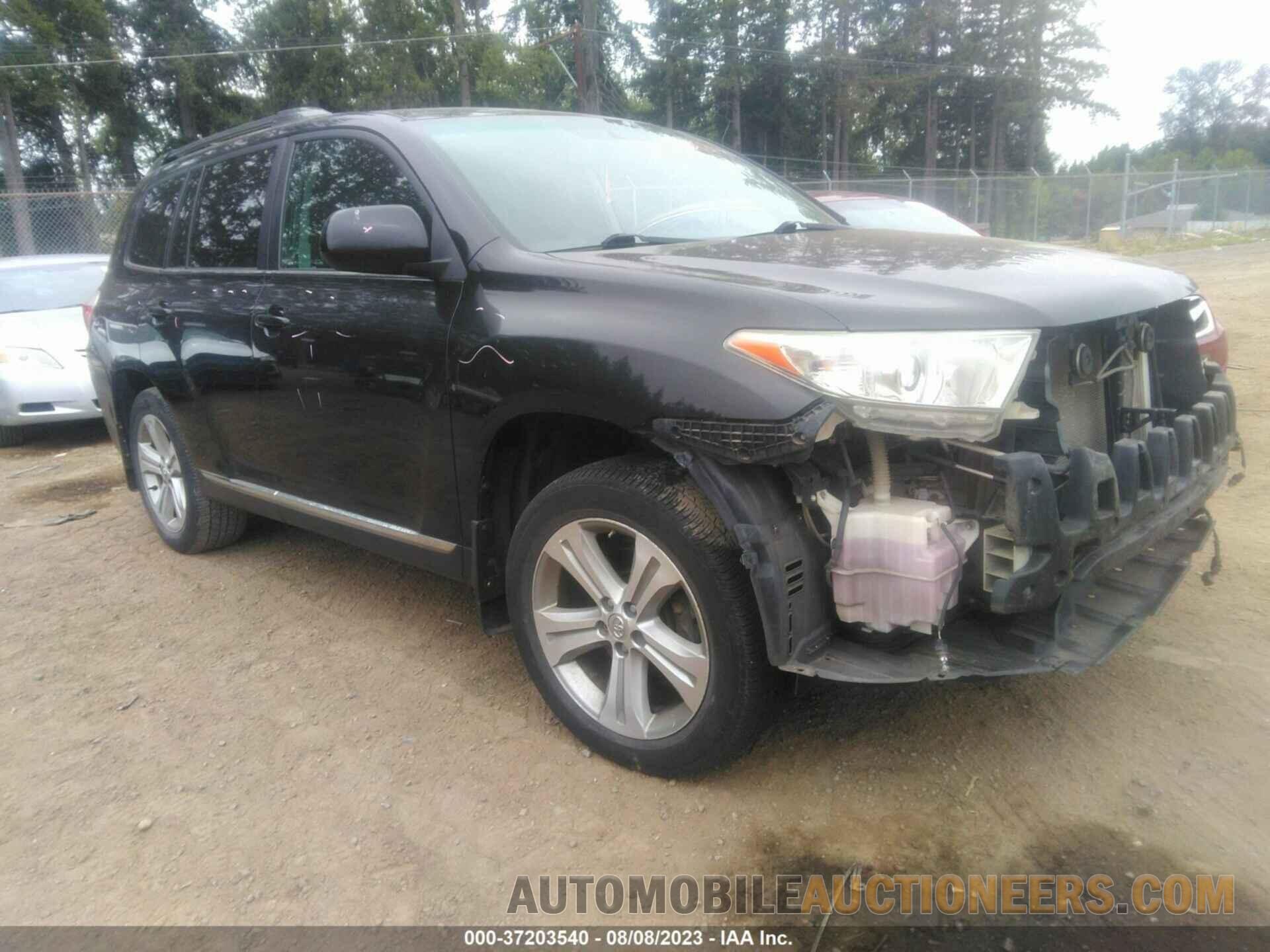 5TDBK3EH2CS155363 TOYOTA HIGHLANDER 2012