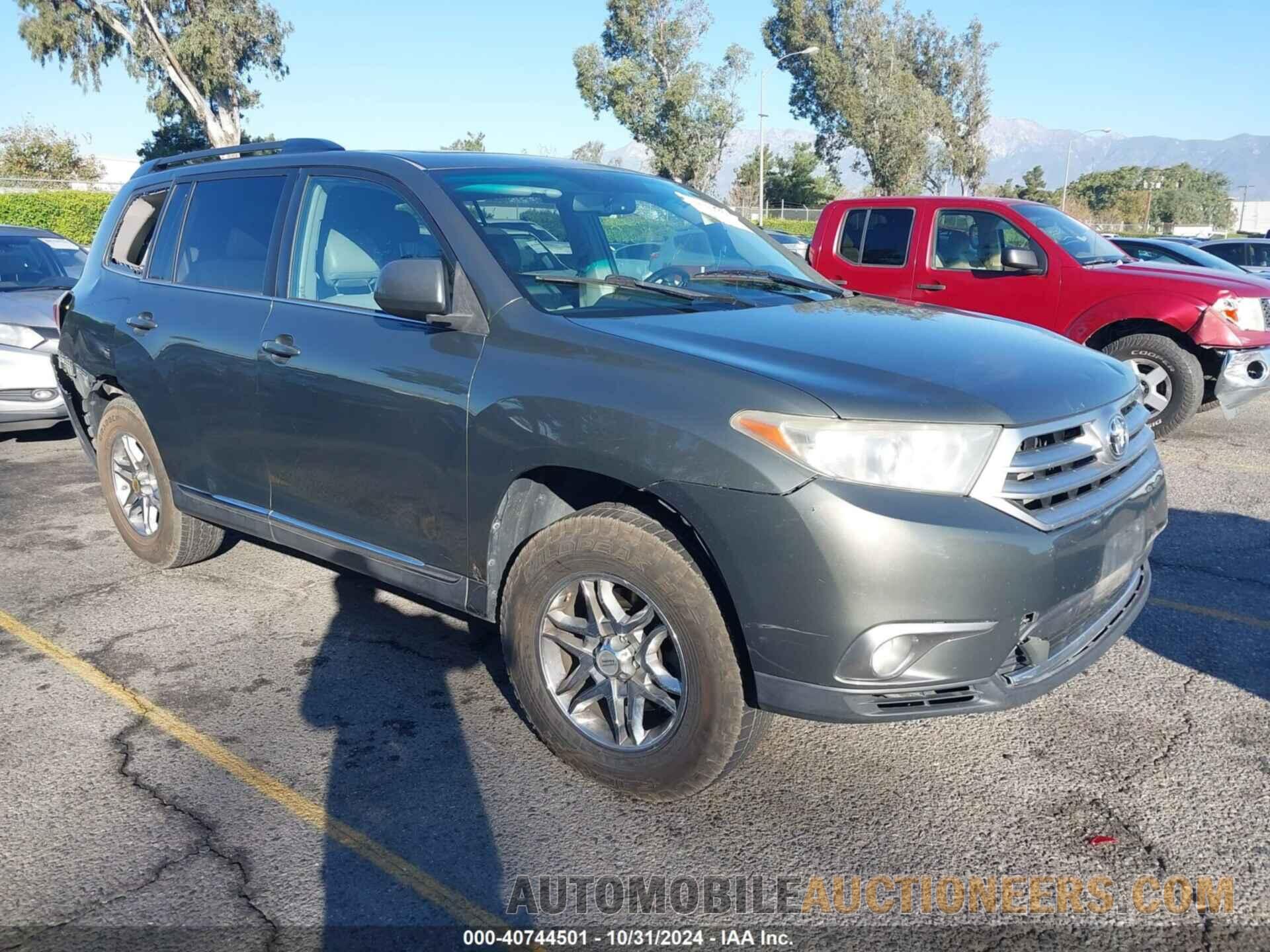 5TDBK3EH3CS123487 TOYOTA HIGHLANDER 2012