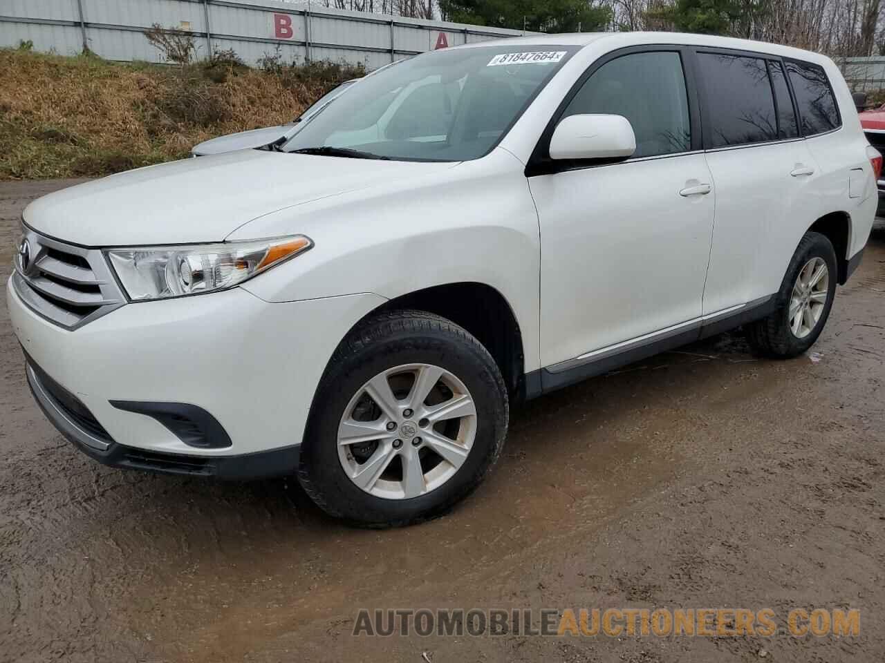 5TDBK3EH3DS182685 TOYOTA HIGHLANDER 2013