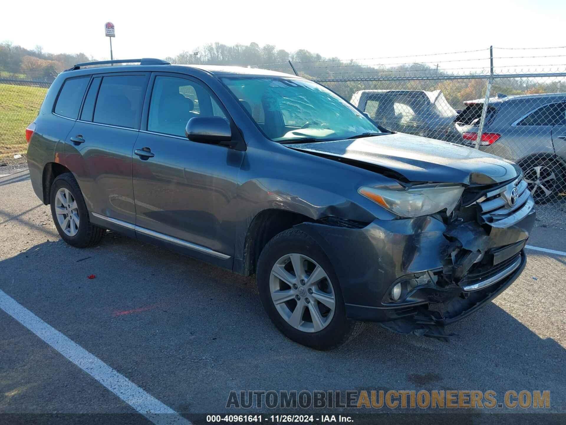 5TDBK3EH3DS264738 TOYOTA HIGHLANDER 2013