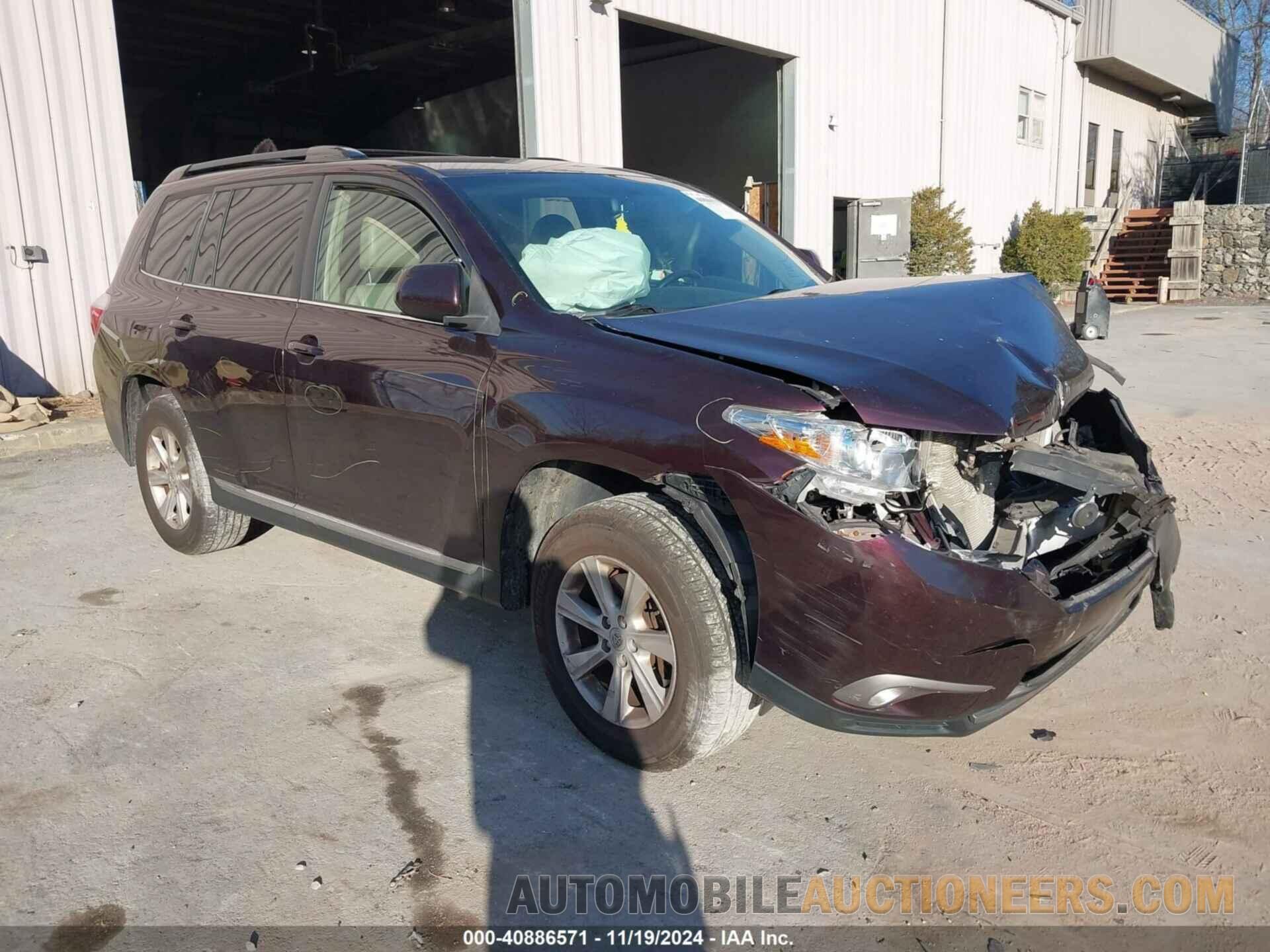 5TDBK3EH3DS274623 TOYOTA HIGHLANDER 2013