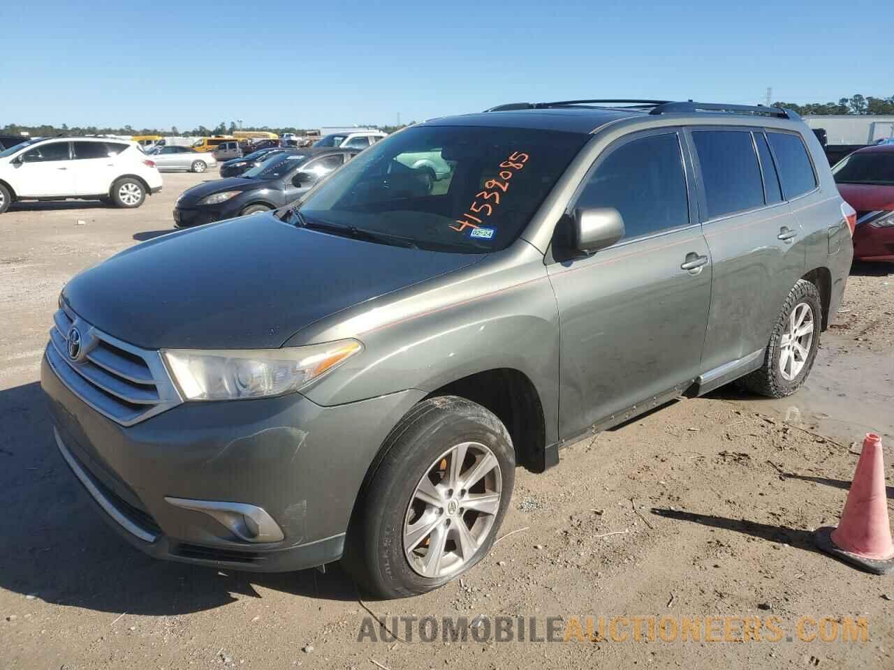 5TDBK3EH4CS124373 TOYOTA HIGHLANDER 2012