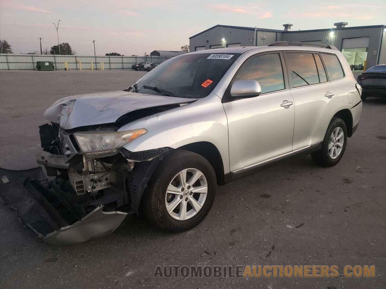 5TDBK3EH4CS138564 TOYOTA HIGHLANDER 2012