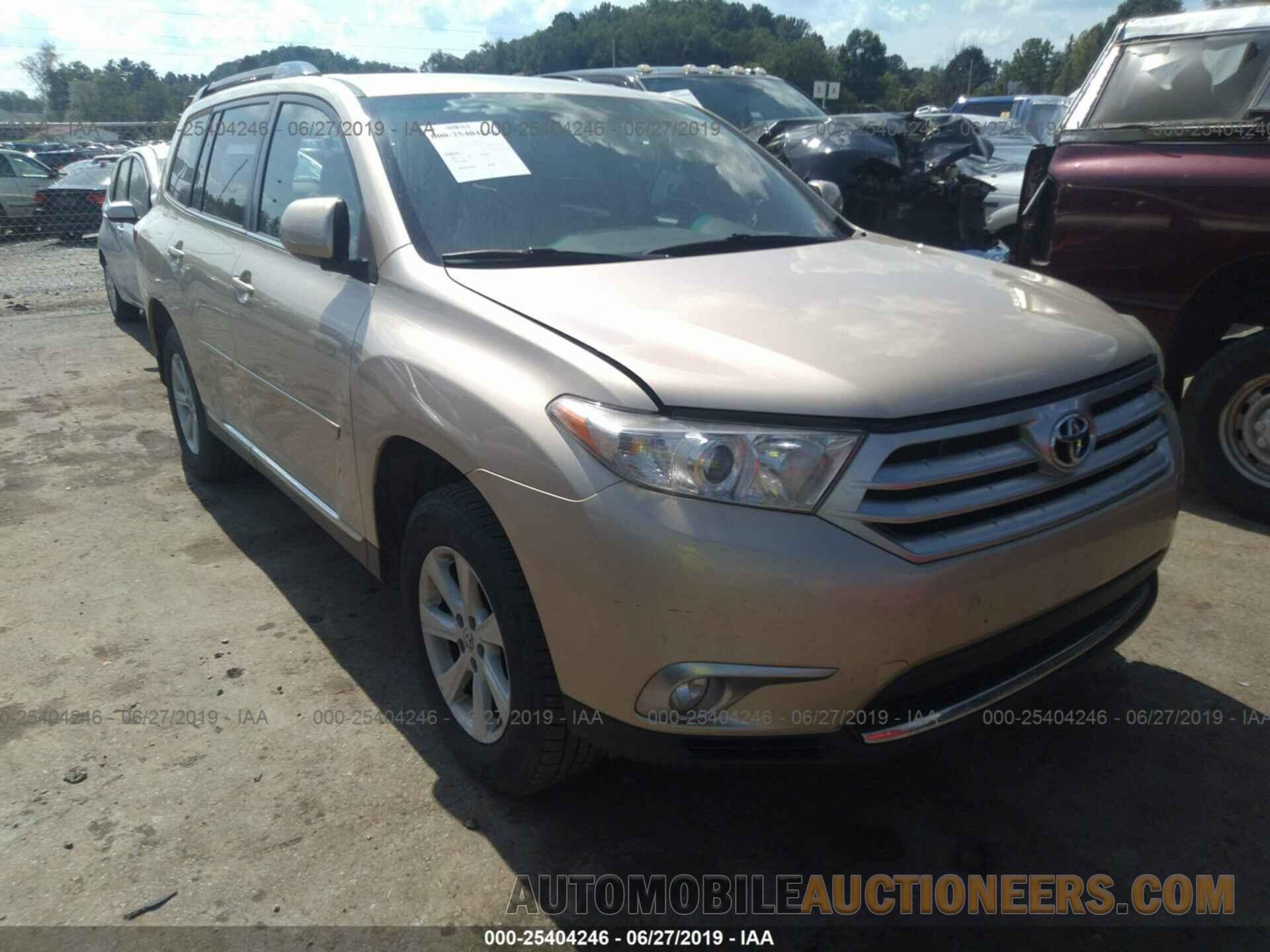 5TDBK3EH5CS135141 TOYOTA HIGHLANDER 2012