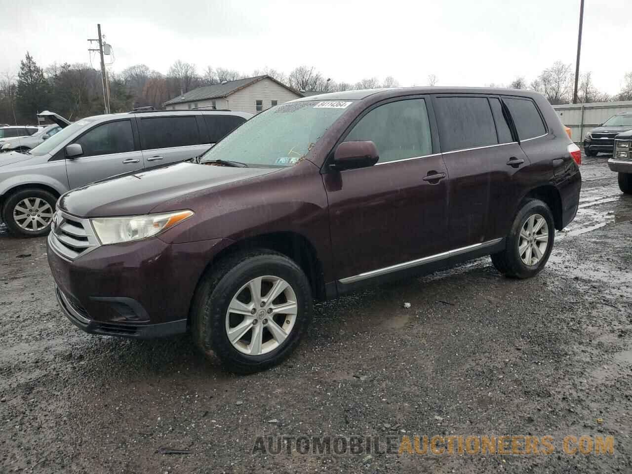 5TDBK3EH5DS191291 TOYOTA HIGHLANDER 2013