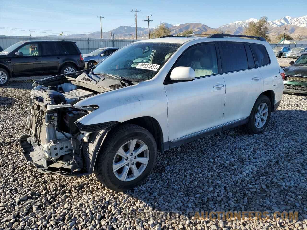 5TDBK3EH5DS264322 TOYOTA HIGHLANDER 2013