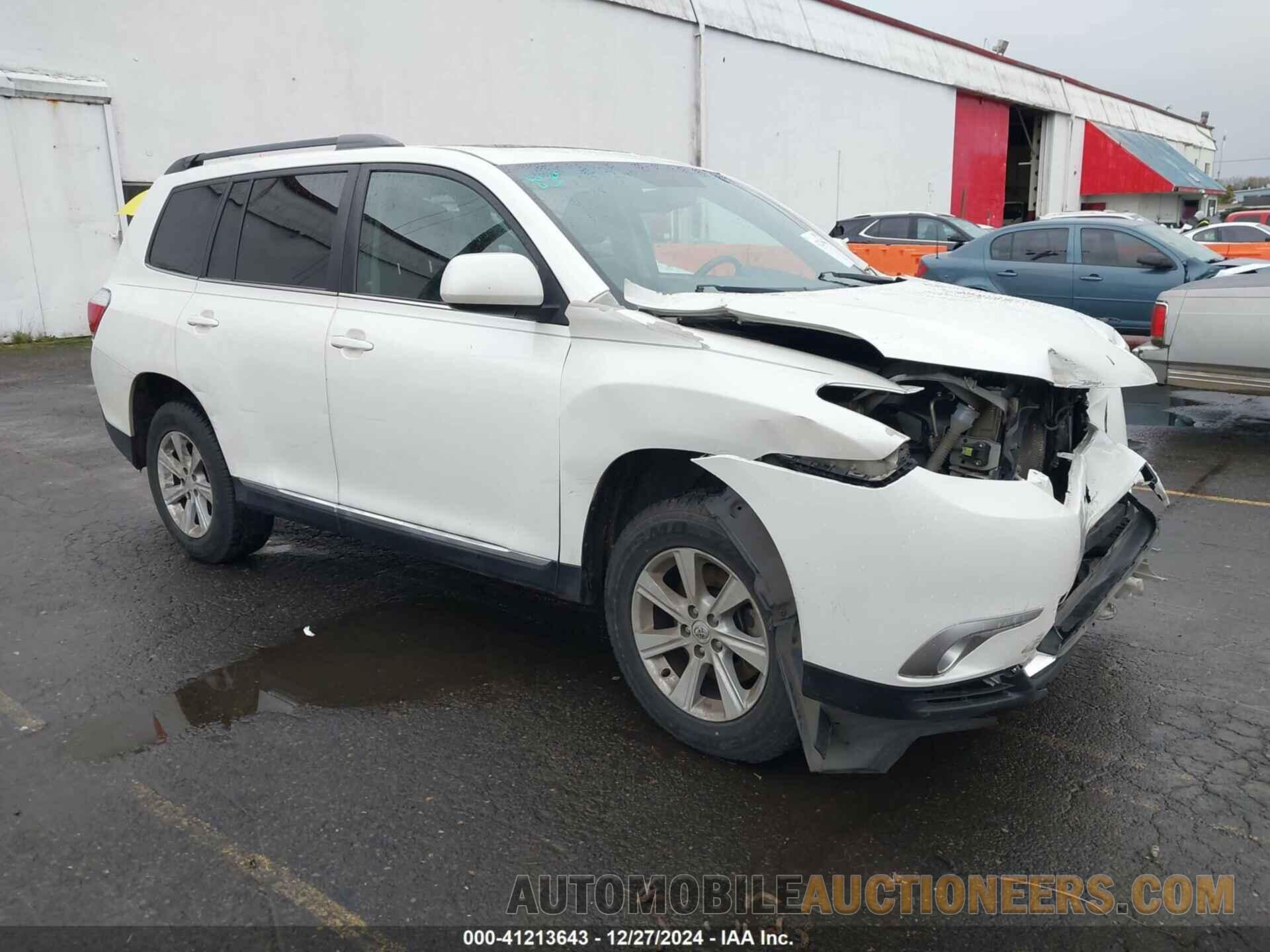 5TDBK3EH6CS105999 TOYOTA HIGHLANDER 2012