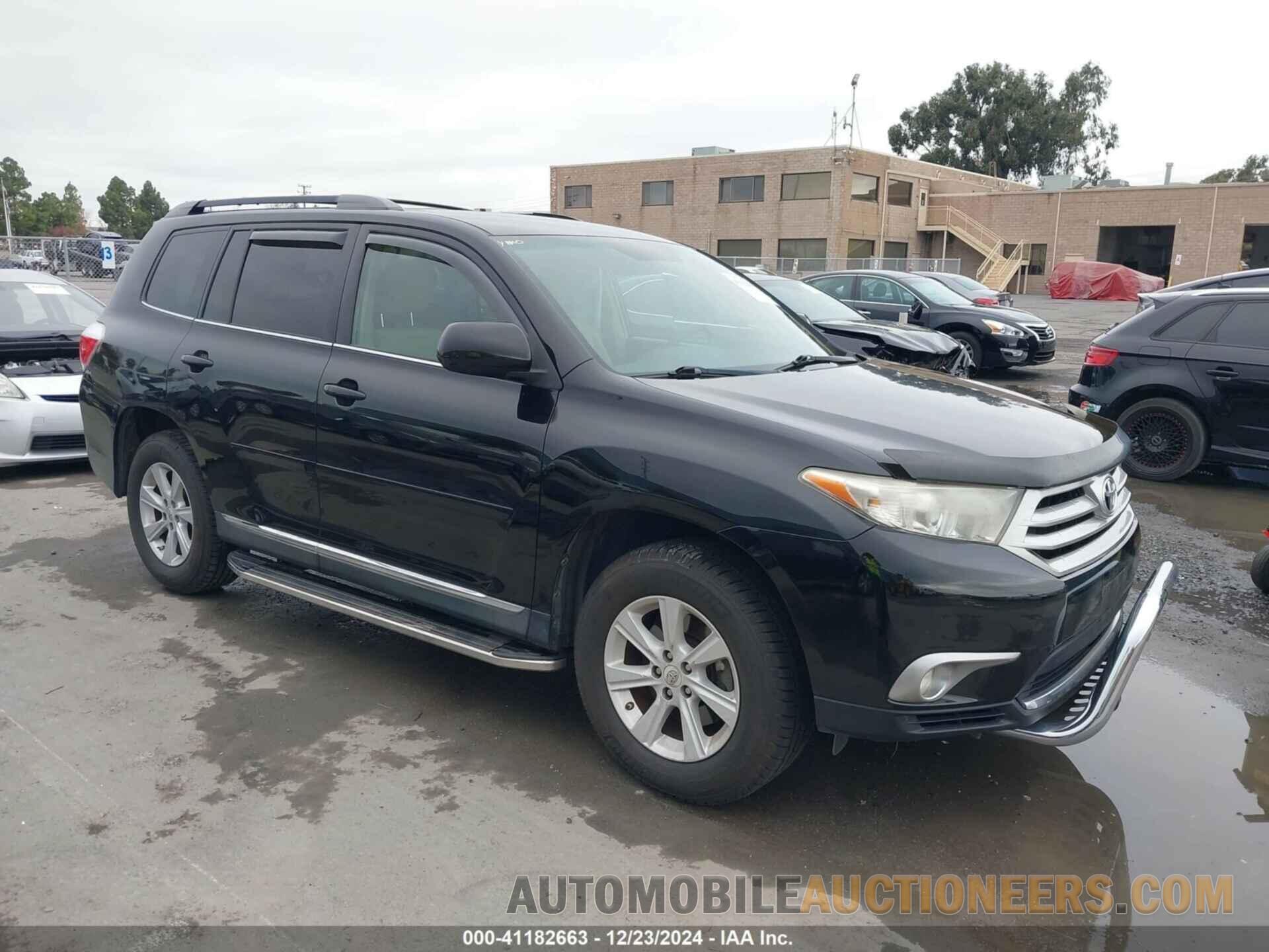 5TDBK3EH6CS130305 TOYOTA HIGHLANDER 2012