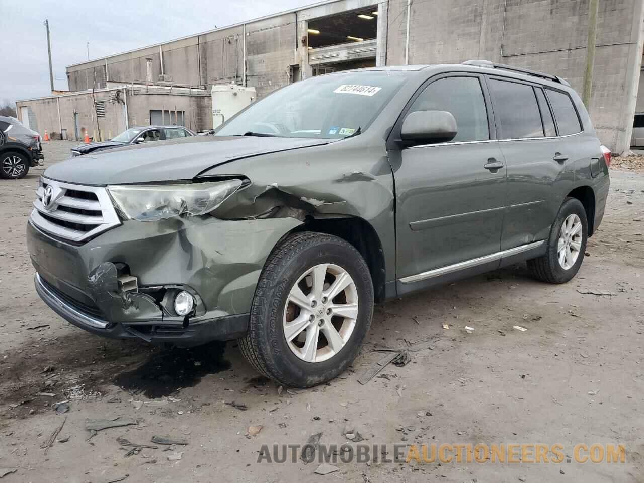 5TDBK3EH6DS202332 TOYOTA HIGHLANDER 2013