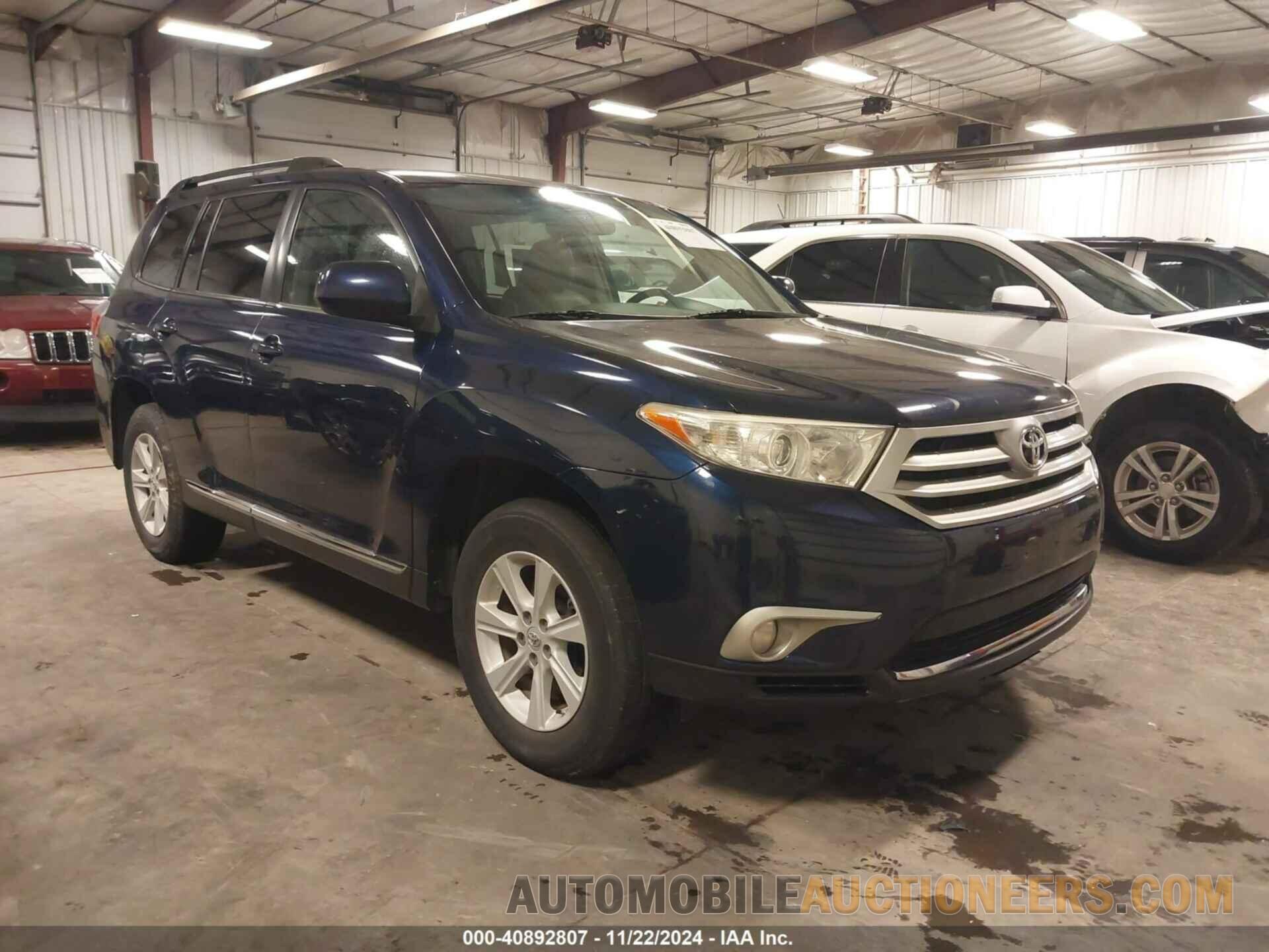 5TDBK3EH6DS260277 TOYOTA HIGHLANDER 2013