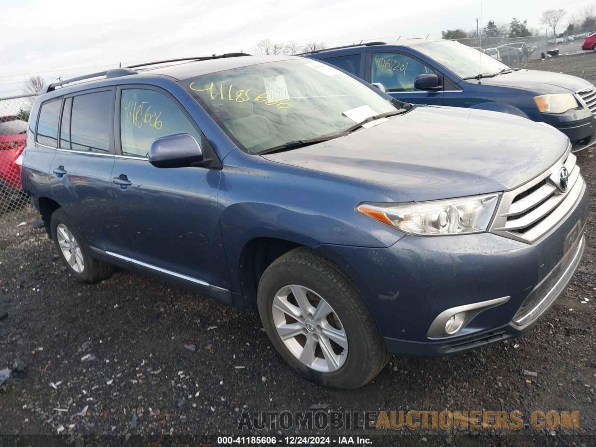 5TDBK3EH7DS183712 TOYOTA HIGHLANDER 2013