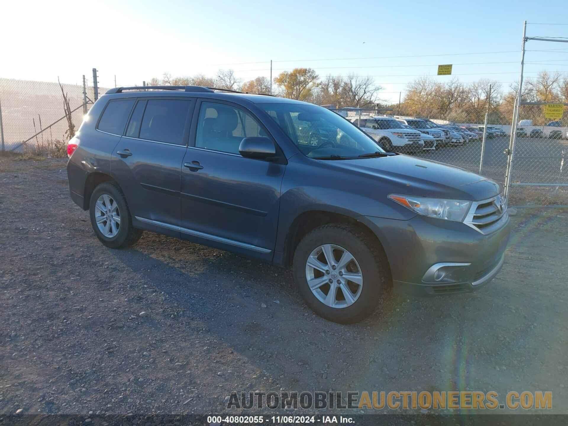 5TDBK3EH7DS262409 TOYOTA HIGHLANDER 2013