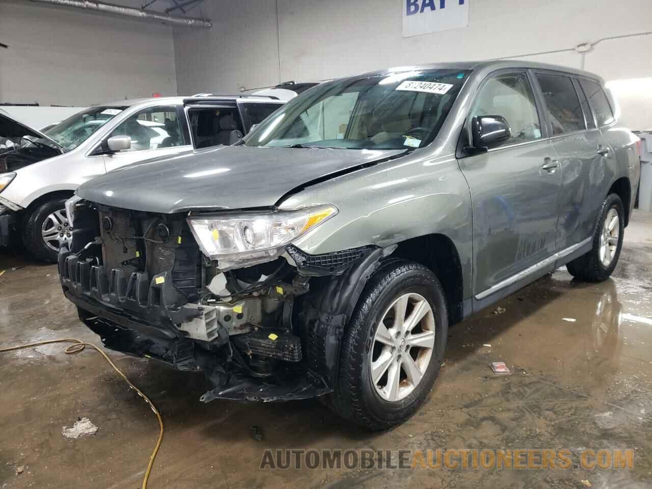 5TDBK3EH8CS112307 TOYOTA HIGHLANDER 2012