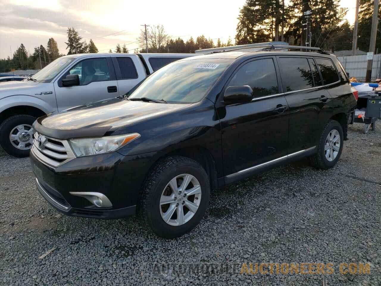 5TDBK3EH8CS162706 TOYOTA HIGHLANDER 2012