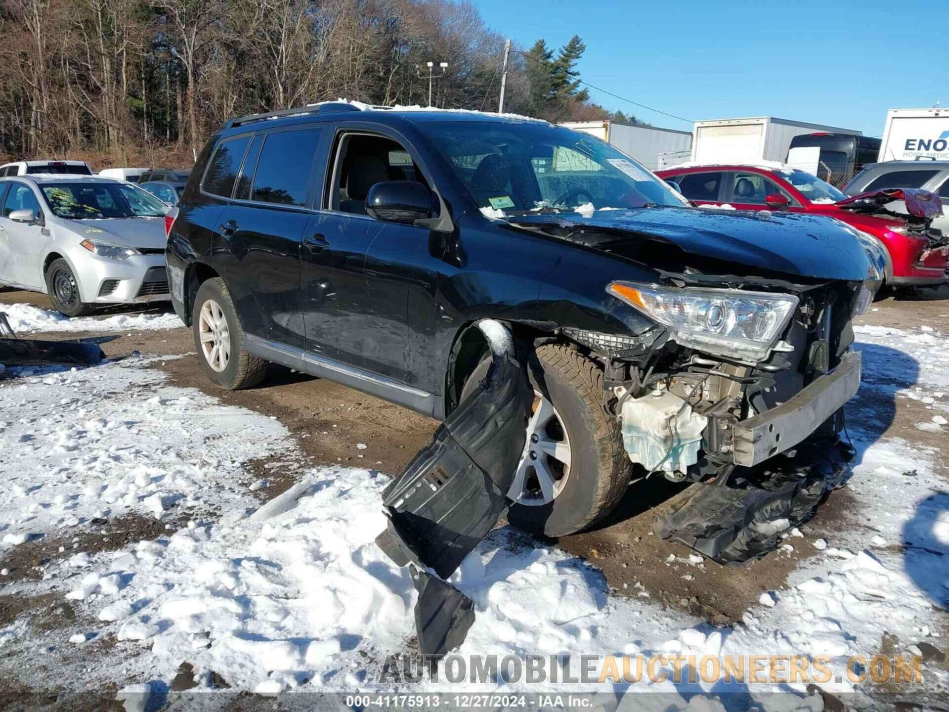 5TDBK3EH8DS190166 TOYOTA HIGHLANDER 2013