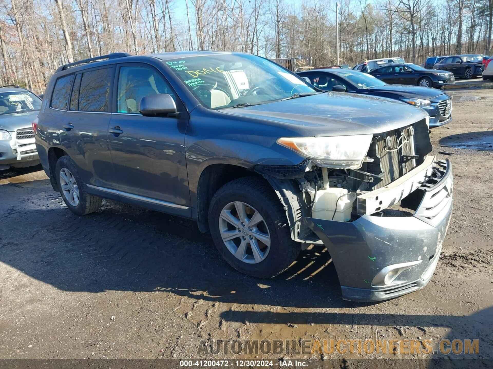 5TDBK3EH9CS101414 TOYOTA HIGHLANDER 2012