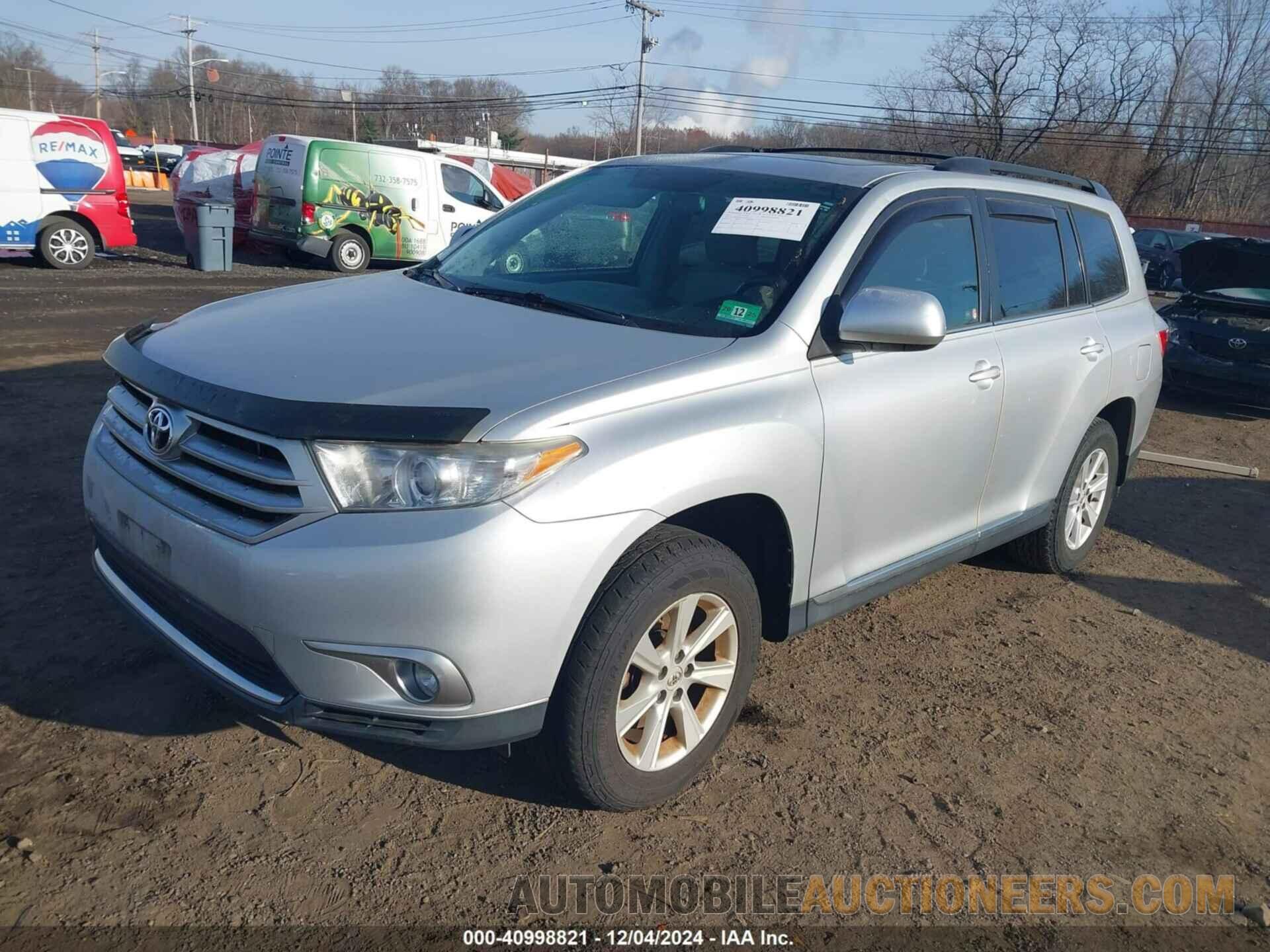 5TDBK3EH9CS114910 TOYOTA HIGHLANDER 2012