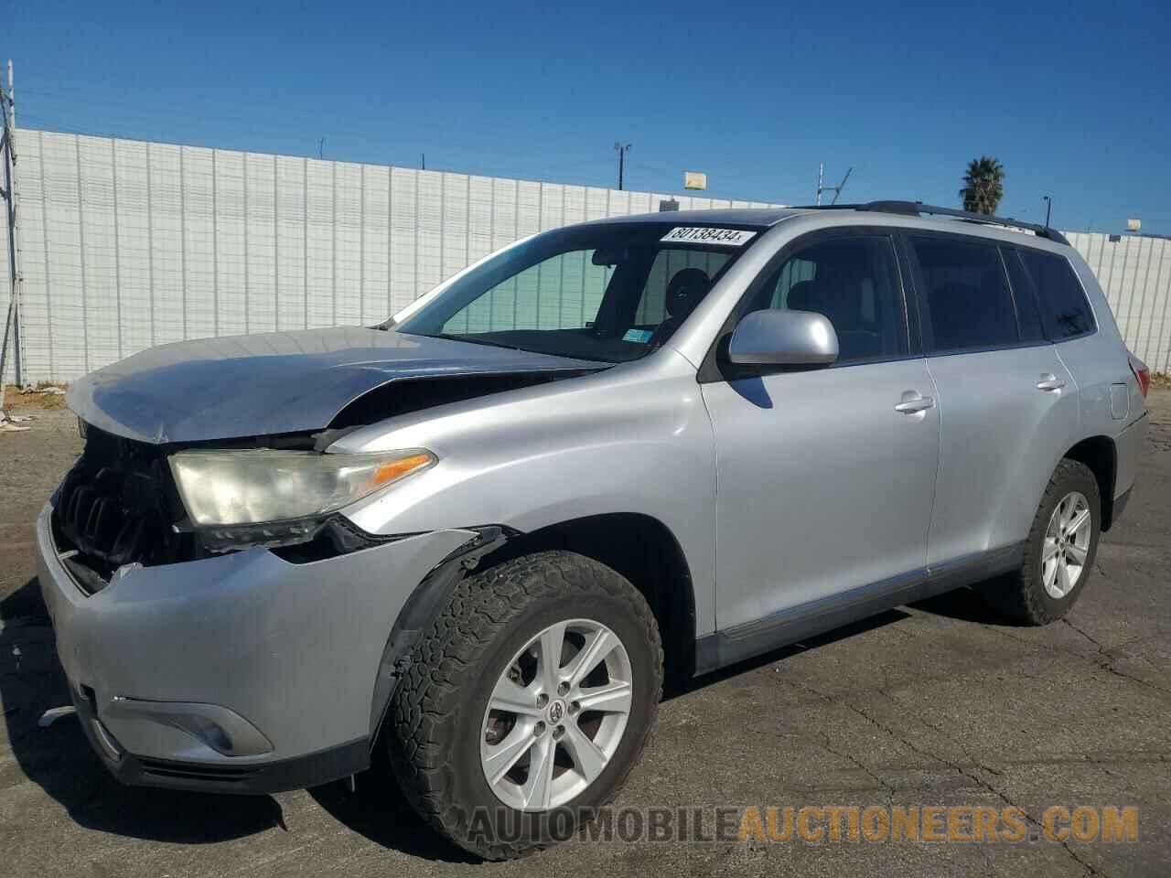 5TDBK3EH9CS150399 TOYOTA HIGHLANDER 2012