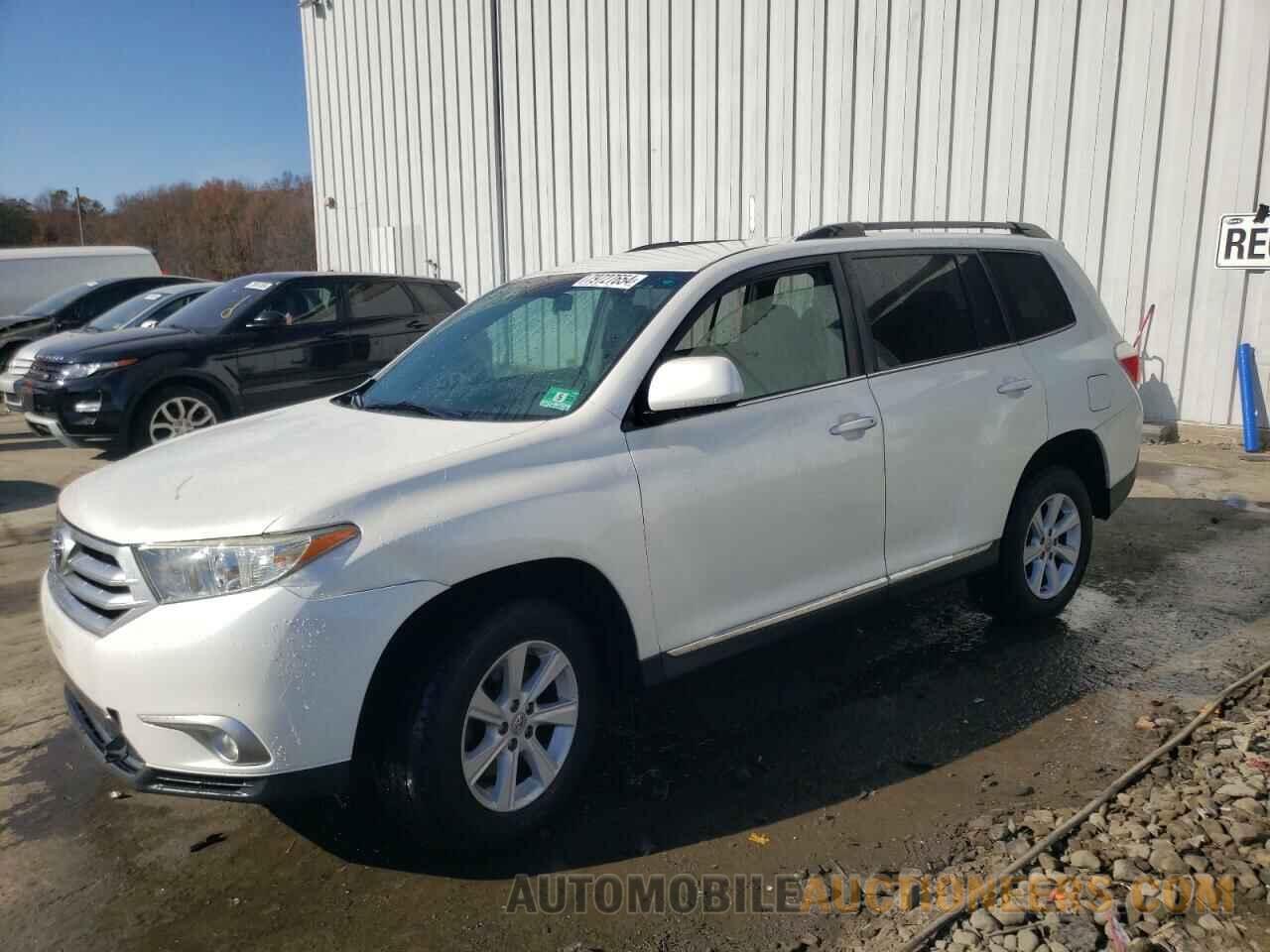 5TDBK3EH9CS152122 TOYOTA HIGHLANDER 2012