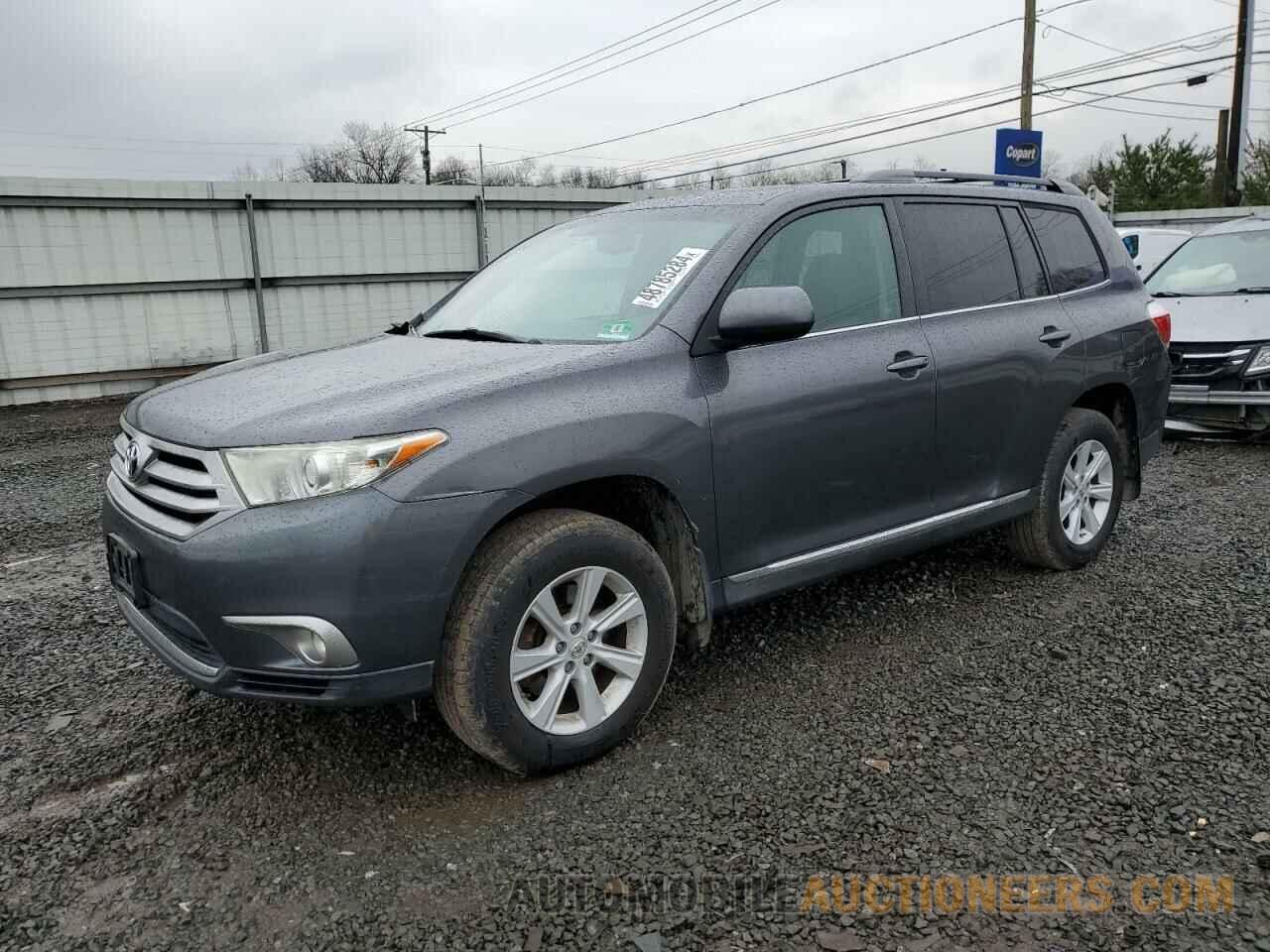 5TDBK3EH9CS168322 TOYOTA HIGHLANDER 2012