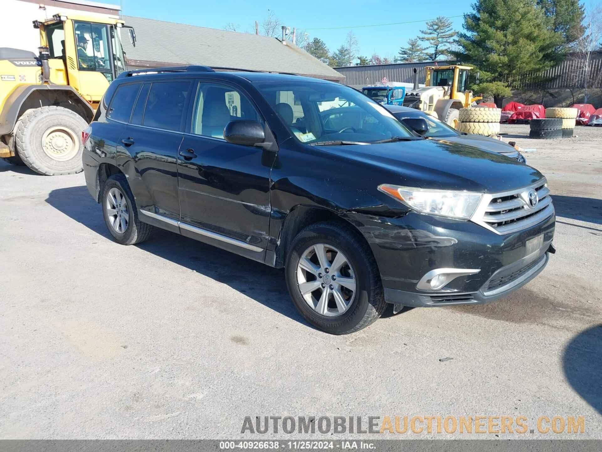 5TDBK3EH9DS192847 TOYOTA HIGHLANDER 2013