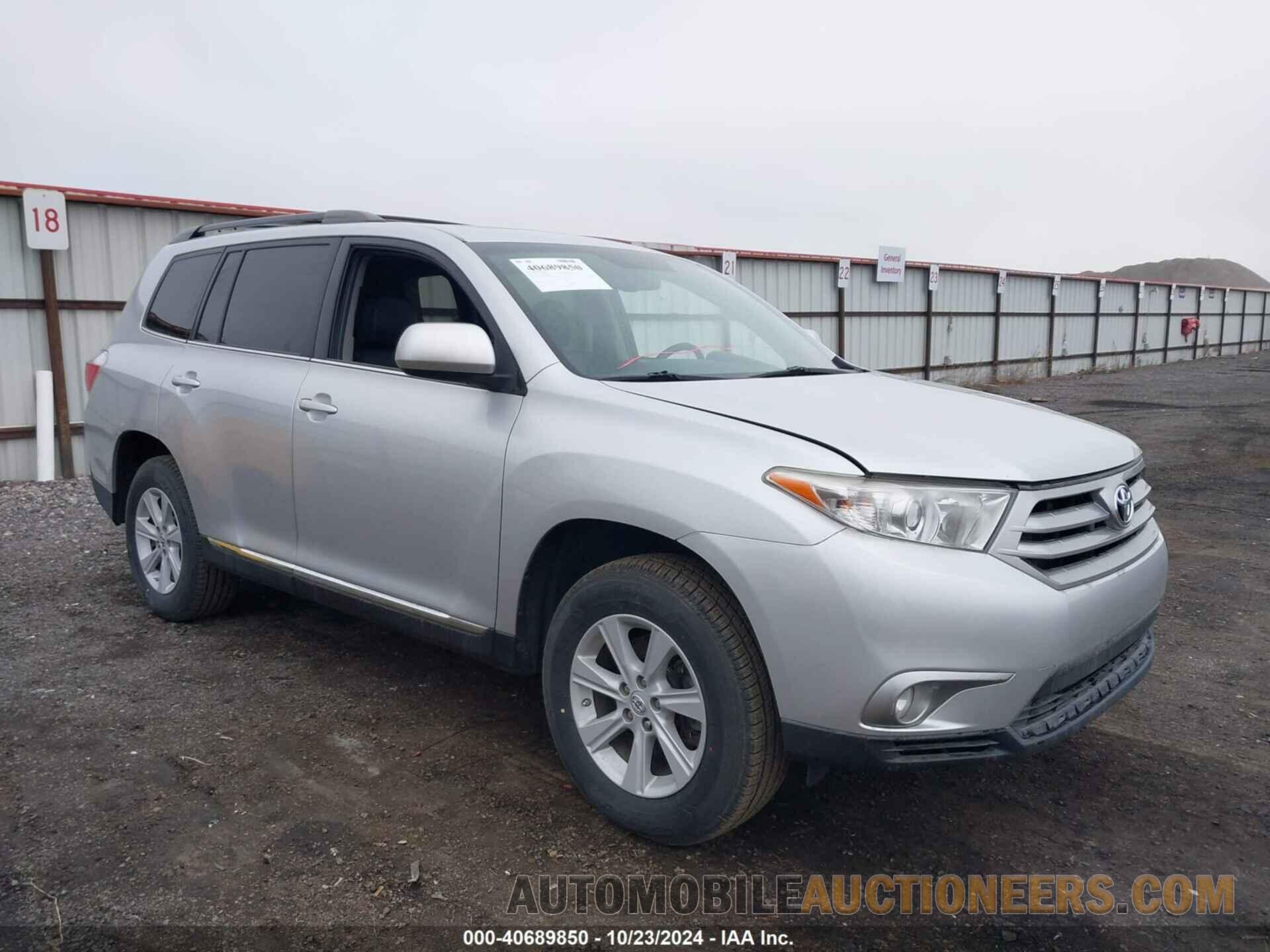 5TDBK3EH9DS268440 TOYOTA HIGHLANDER 2013