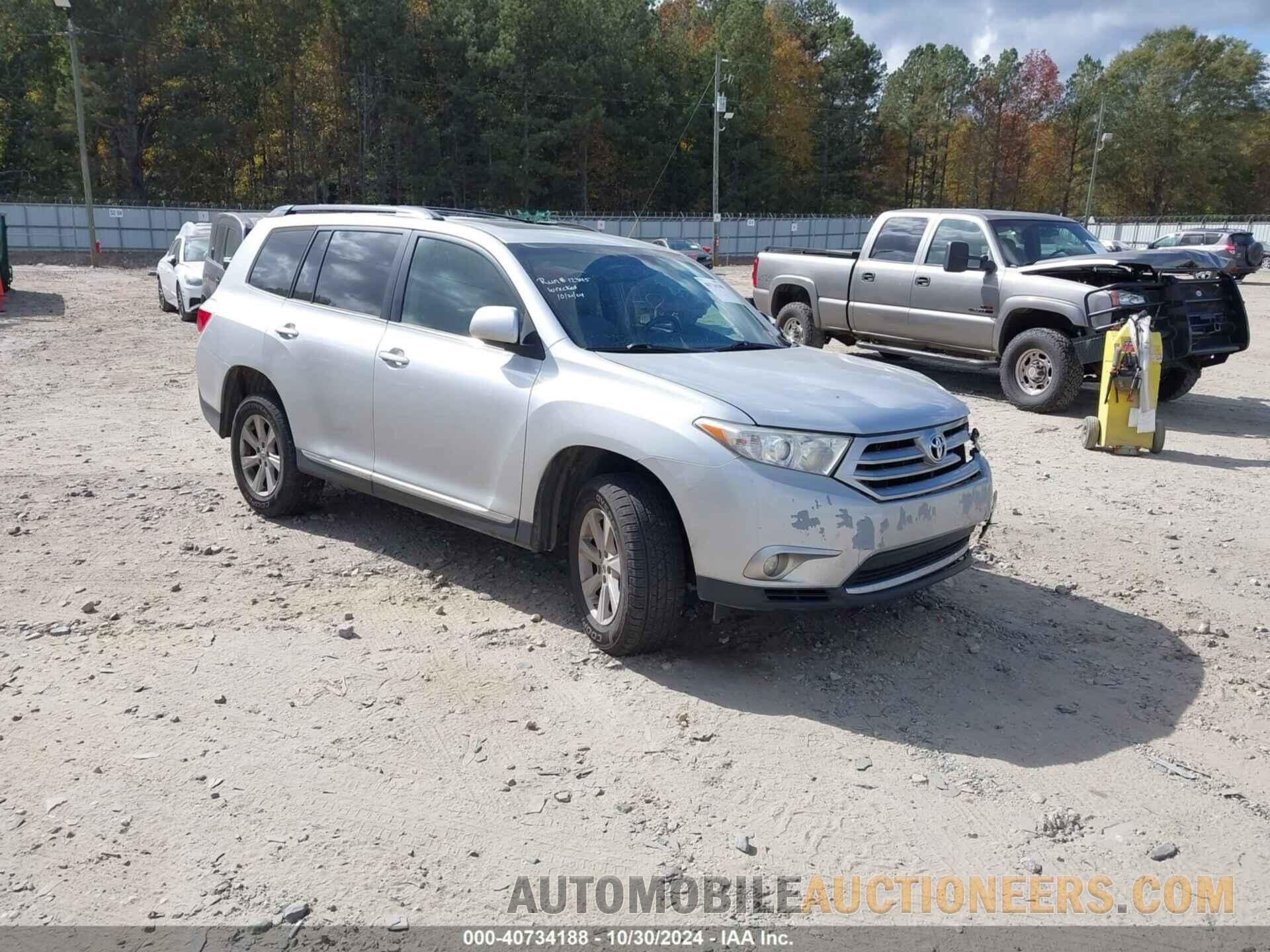 5TDBK3EHXDS180822 TOYOTA HIGHLANDER 2013