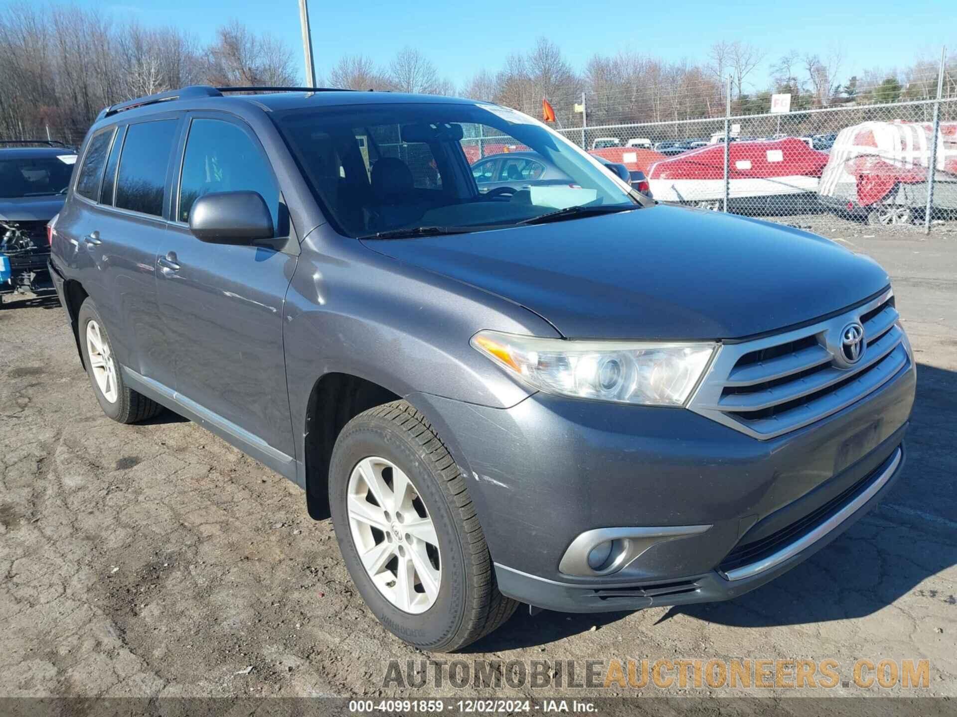 5TDBK3EHXDS191772 TOYOTA HIGHLANDER 2013