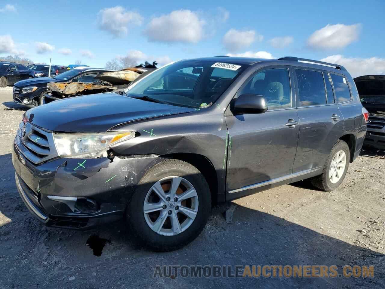 5TDBK3EHXDS242820 TOYOTA HIGHLANDER 2013