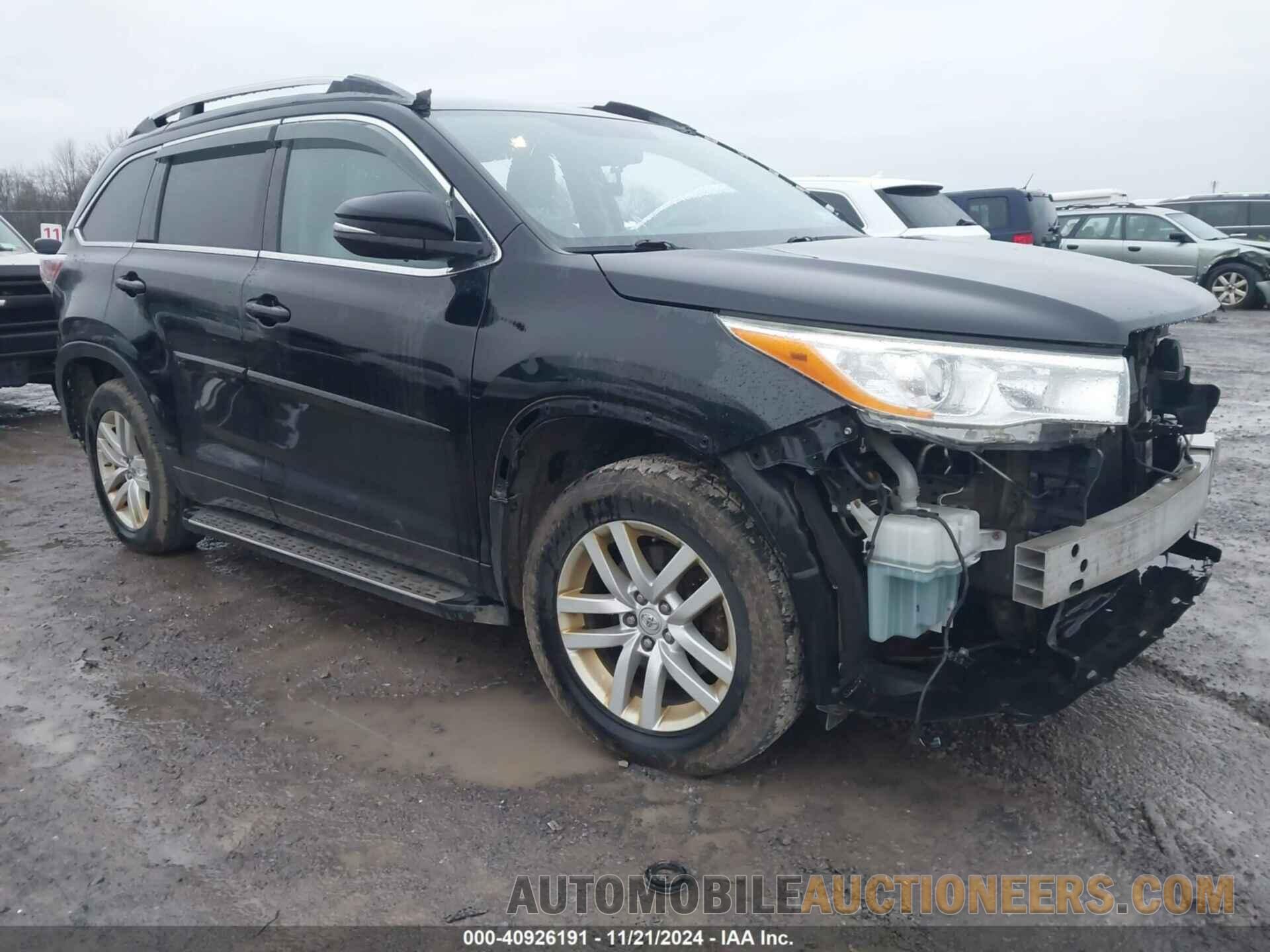 5TDBKRFH0ES055587 TOYOTA HIGHLANDER 2014