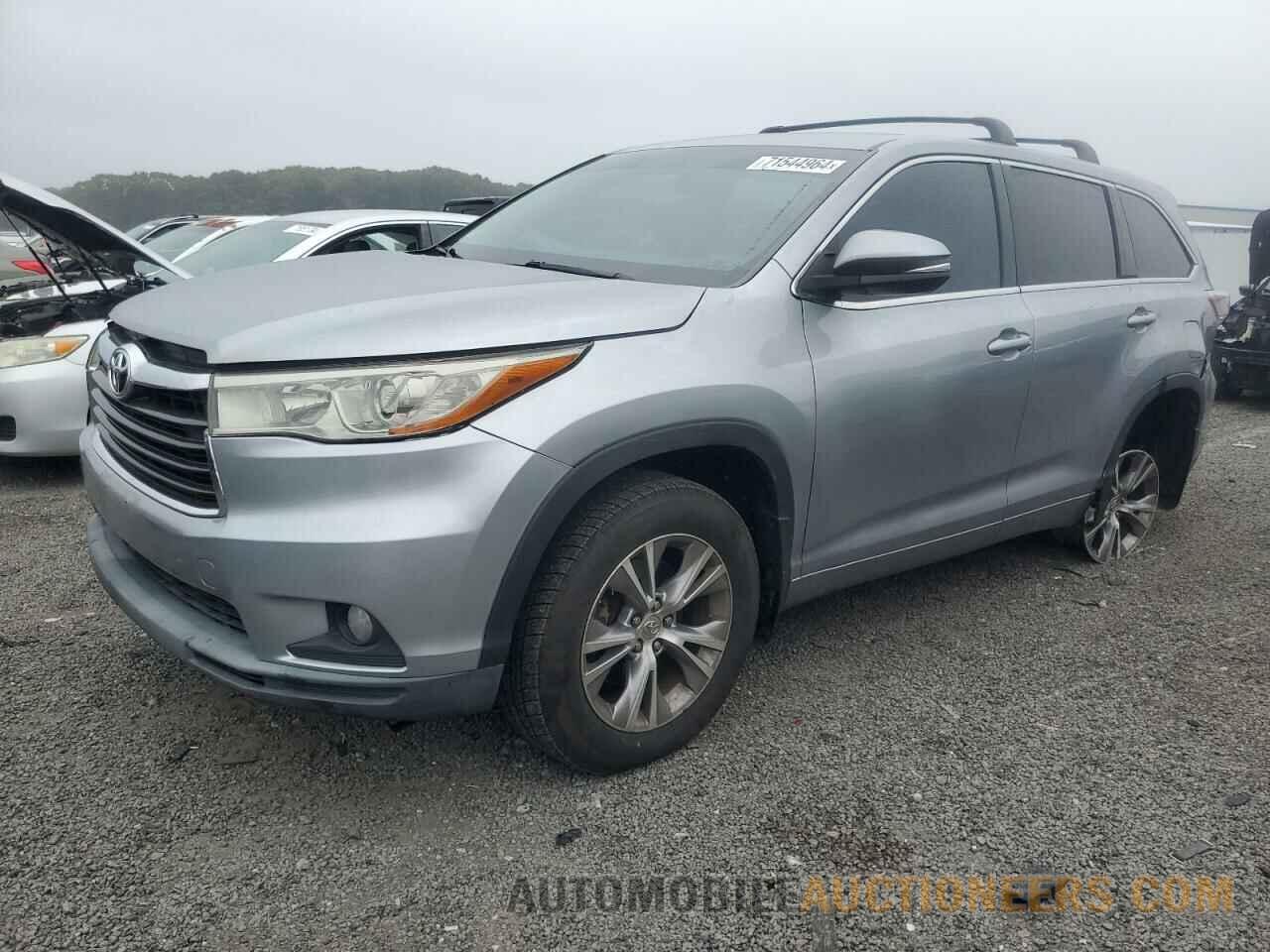 5TDBKRFH0FS151902 TOYOTA HIGHLANDER 2015