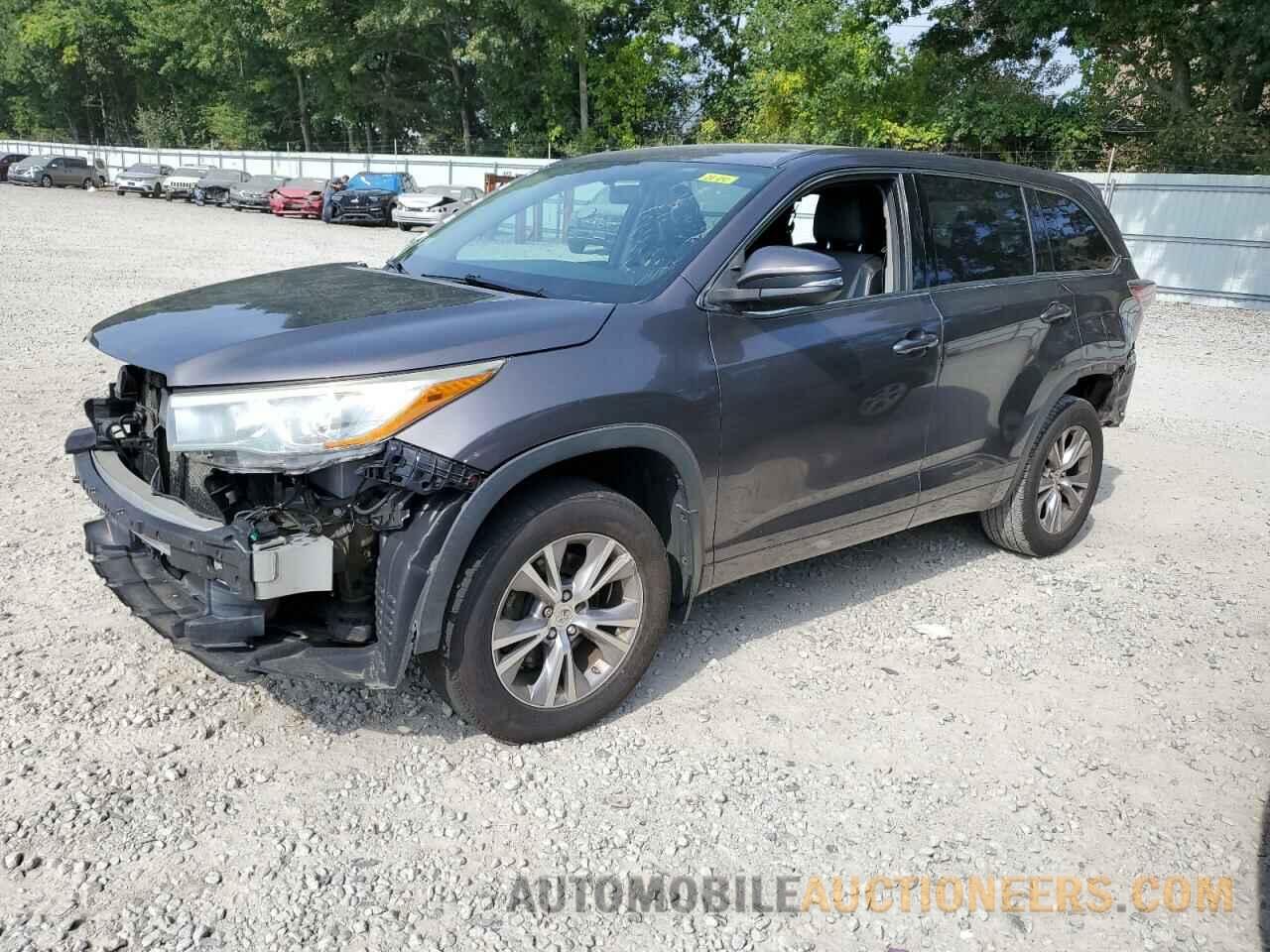 5TDBKRFH0FS162947 TOYOTA HIGHLANDER 2015