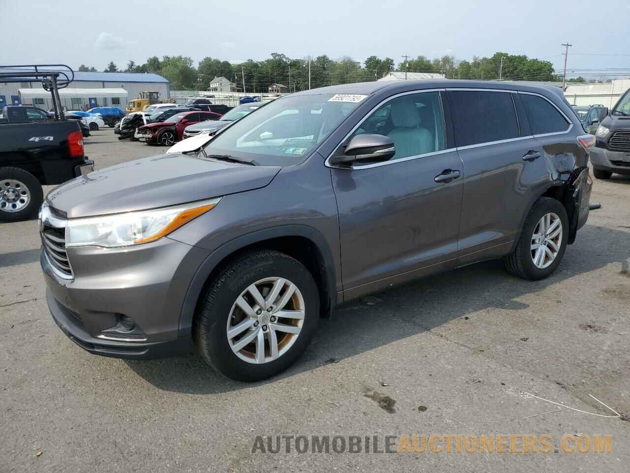 5TDBKRFH0FS214903 TOYOTA HIGHLANDER 2015